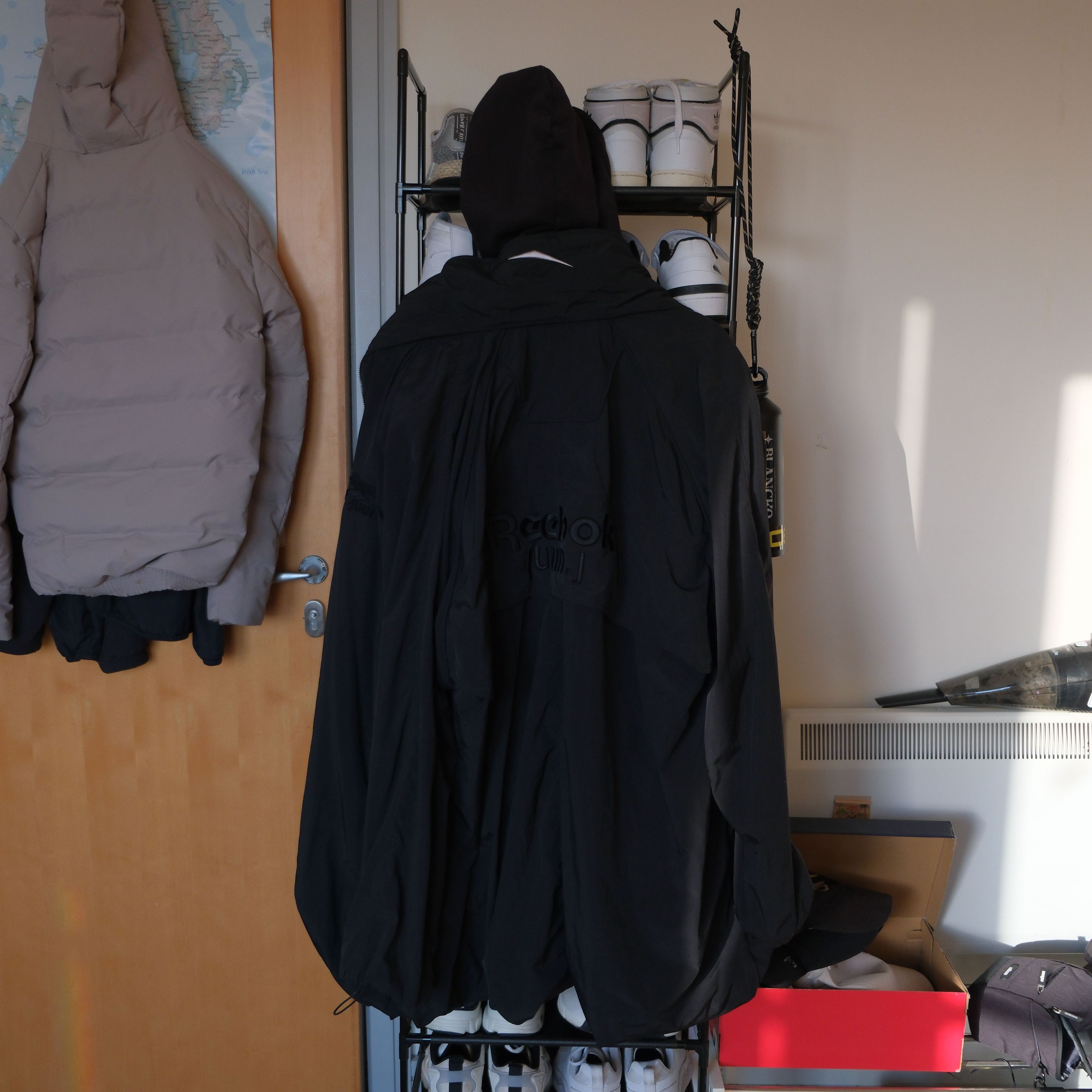Juun.J × Reebok Layered Windbreaker - Black Size US M / EU 48-50 / 2 - 6 Thumbnail