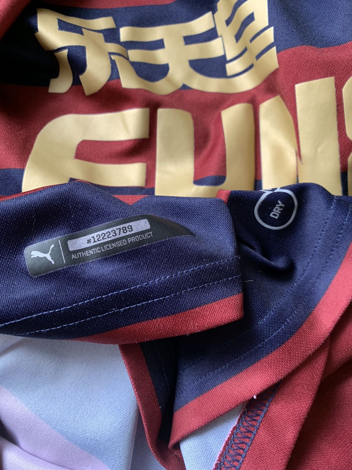 Other 2018 Puma Newcastle United navy/burgundy departure jersey Size US L / EU 52-54 / 3 - 8 Thumbnail