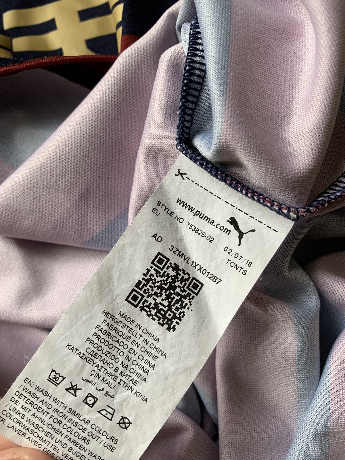 Other 2018 Puma Newcastle United navy/burgundy departure jersey Size US L / EU 52-54 / 3 - 9 Thumbnail