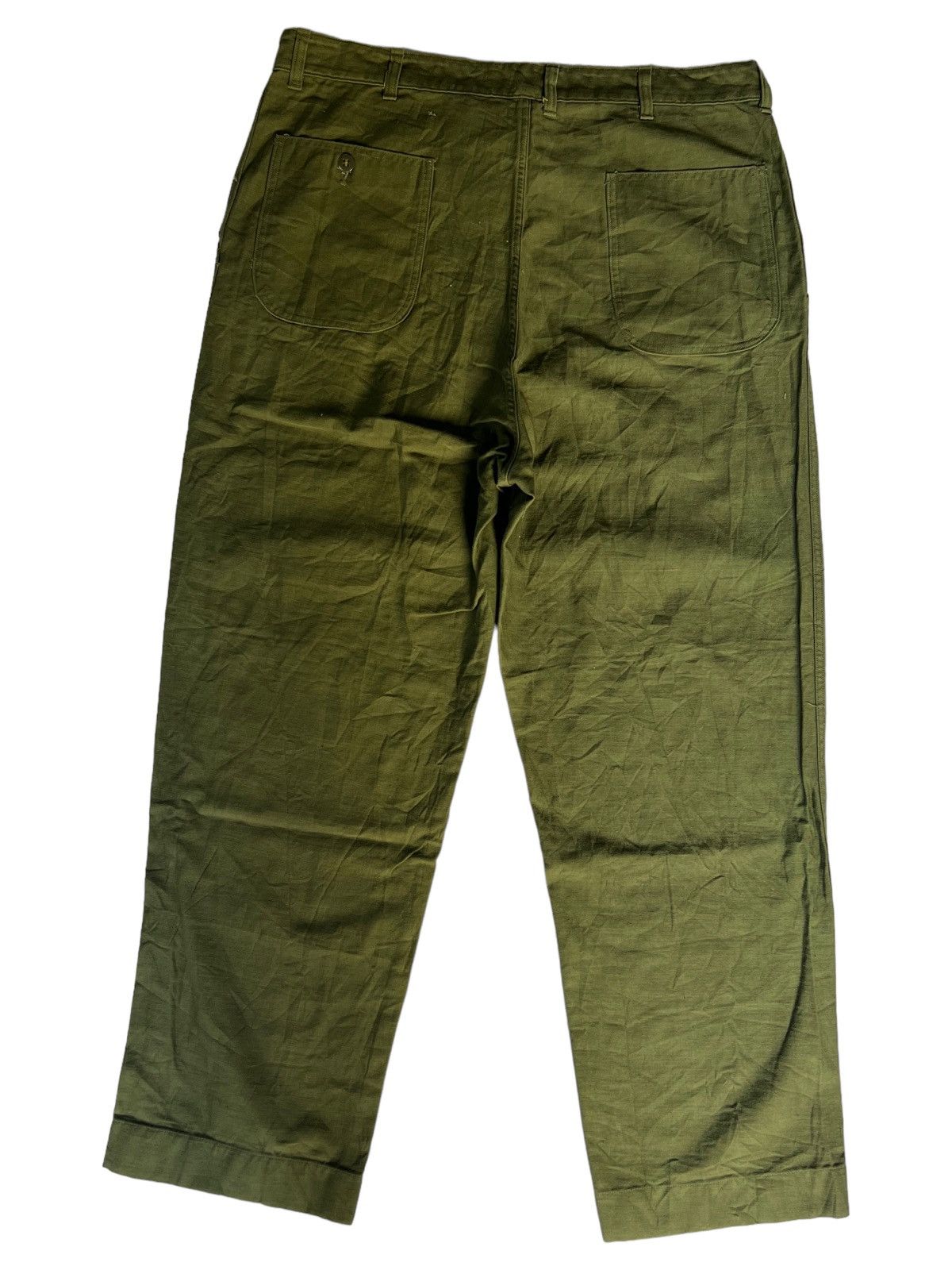 Vintage VERY RARE VINTAGE TROUSER PANTS UTILITY OG 107 P56 USMC Size US 39 - 2 Thumbnail