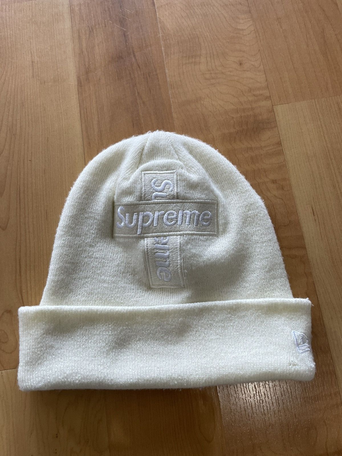 Supreme Supreme cross box logo beanie | Grailed