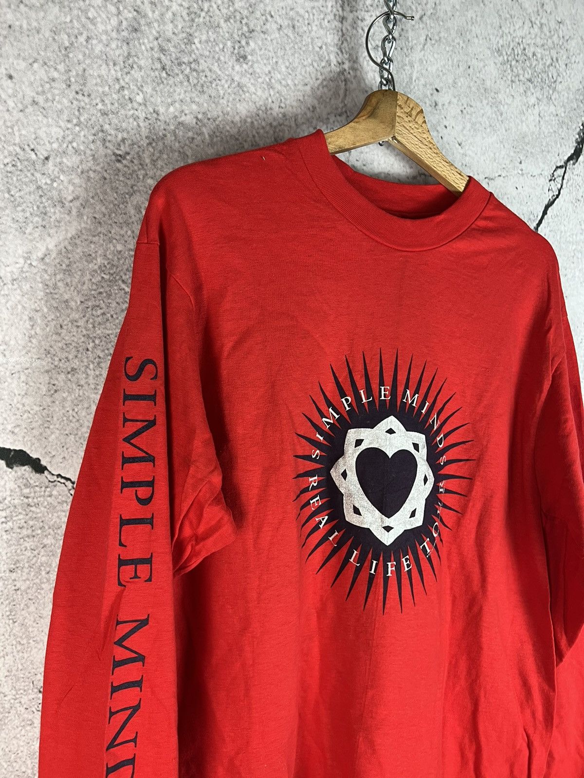 Band Tees Vintage Simple Minds t shirt 1990s L Big Size Size US L / EU 52-54 / 3 - 4 Thumbnail