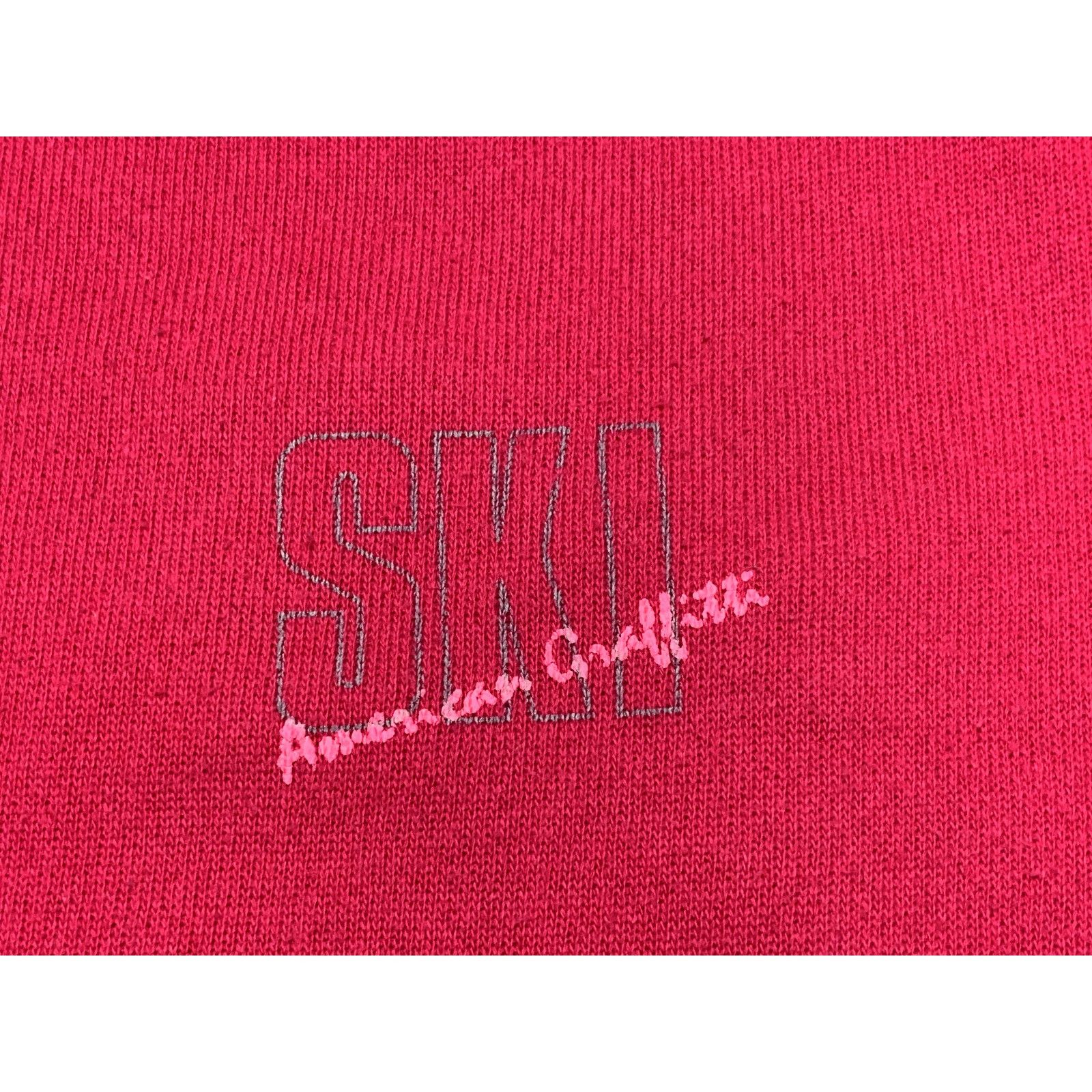 Hanes Vintage 1980s Hanes Ski American Graffitti Freestyle Pink Sw Size US L / EU 52-54 / 3 - 7 Thumbnail