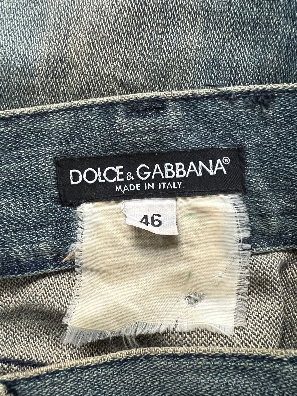 Dolce & Gabbana VERY RARE VINTAGE PANTS DENIM JEANS DOLCE & GABBANA RESIZE Size US 30 / EU 46 - 3 Thumbnail