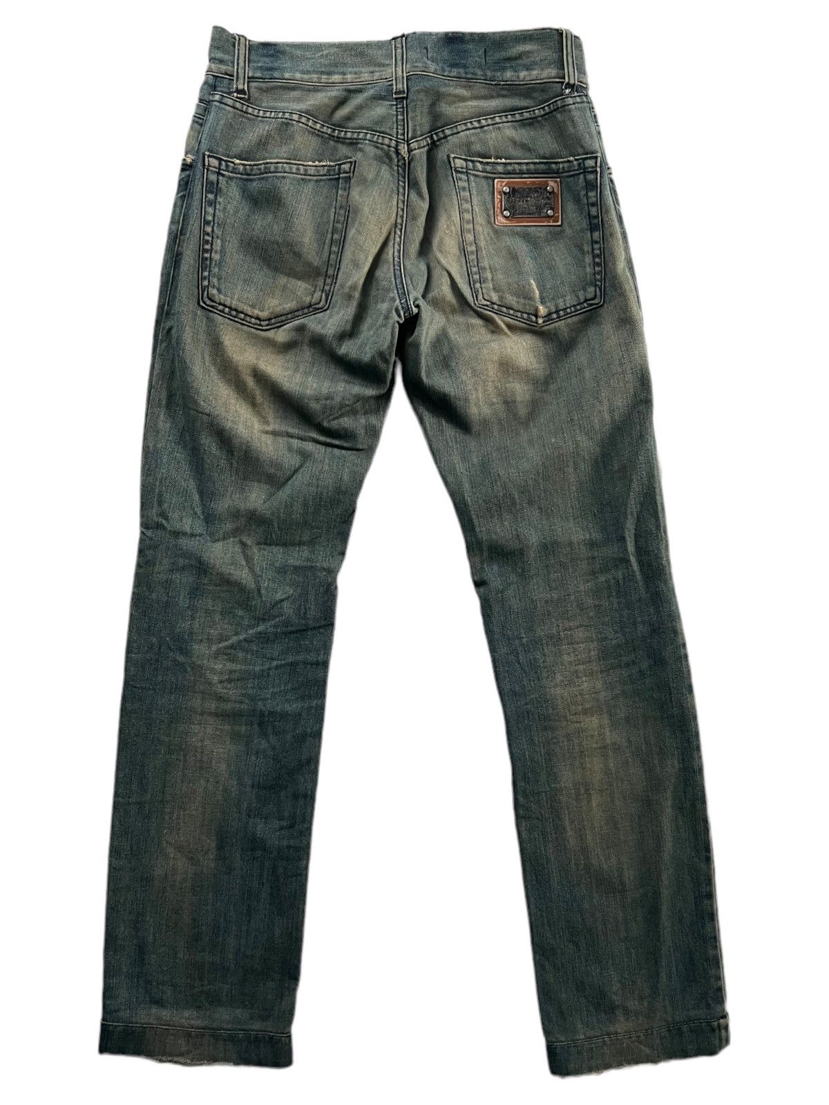 Dolce & Gabbana VERY RARE VINTAGE PANTS DENIM JEANS DOLCE & GABBANA RESIZE Size US 30 / EU 46 - 2 Thumbnail