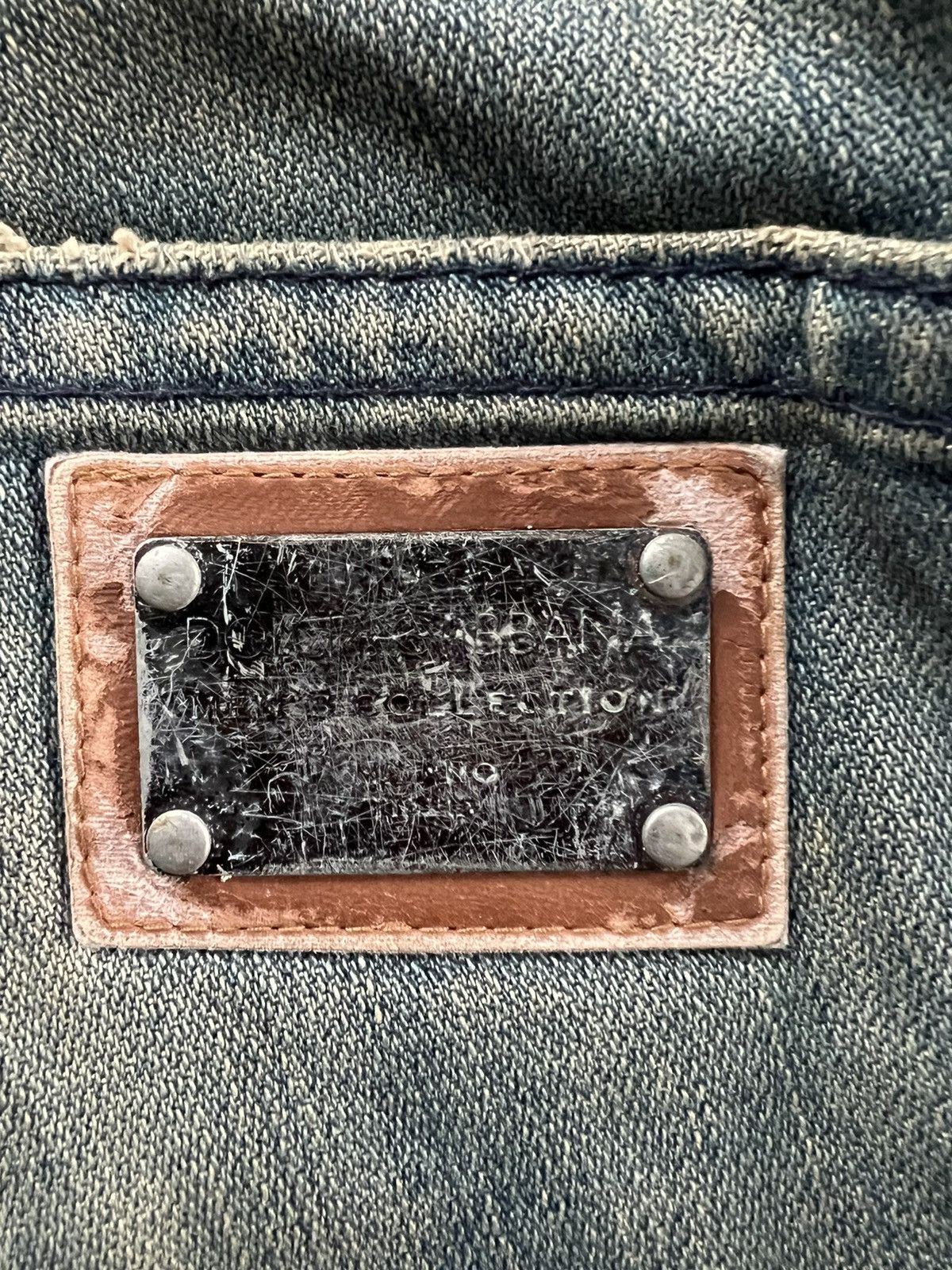 Dolce & Gabbana VERY RARE VINTAGE PANTS DENIM JEANS DOLCE & GABBANA RESIZE Size US 30 / EU 46 - 4 Thumbnail