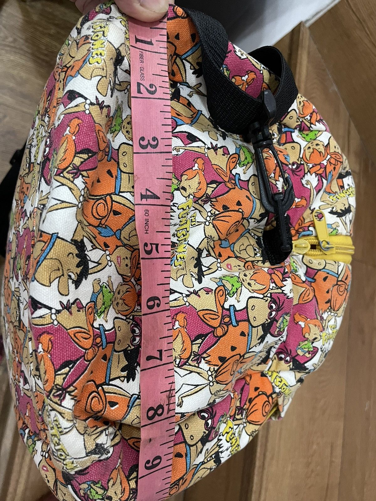 Cartoon Network × Vintage Authentic Vintage THE FLINTSTONES Full Print Duffle Bag Size ONE SIZE - 8 Thumbnail
