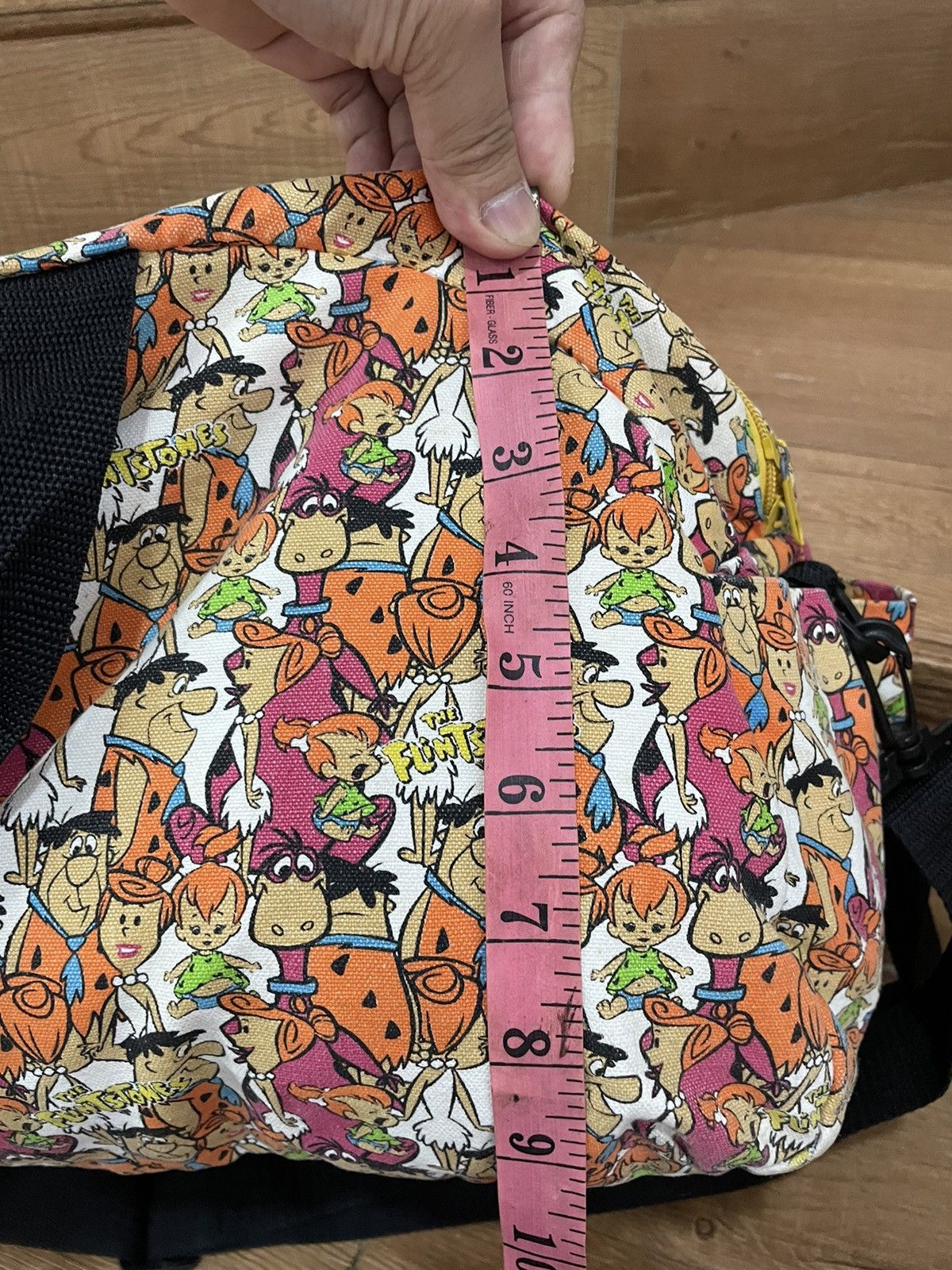 Cartoon Network × Vintage Authentic Vintage THE FLINTSTONES Full Print Duffle Bag Size ONE SIZE - 7 Thumbnail