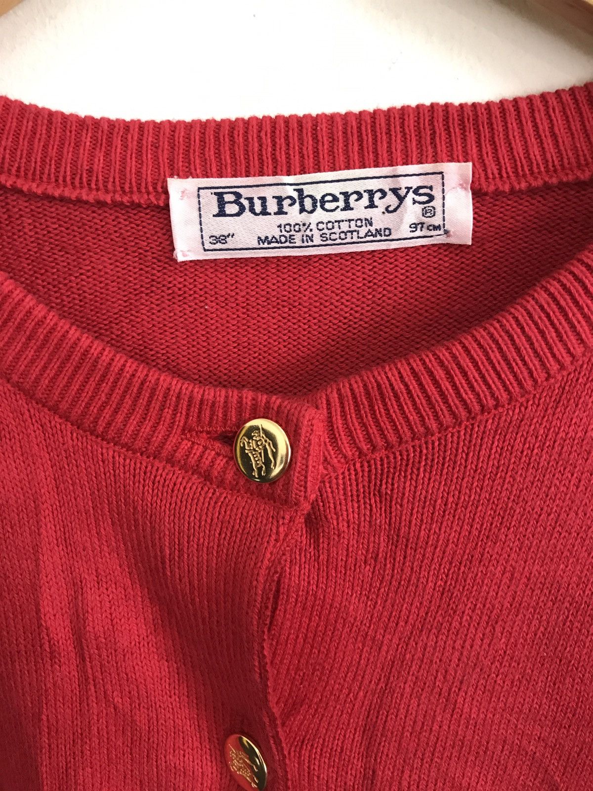 Burberry Vintage Burberry Cardigan Made In Scotland Size US S / EU 44-46 / 1 - 4 Thumbnail