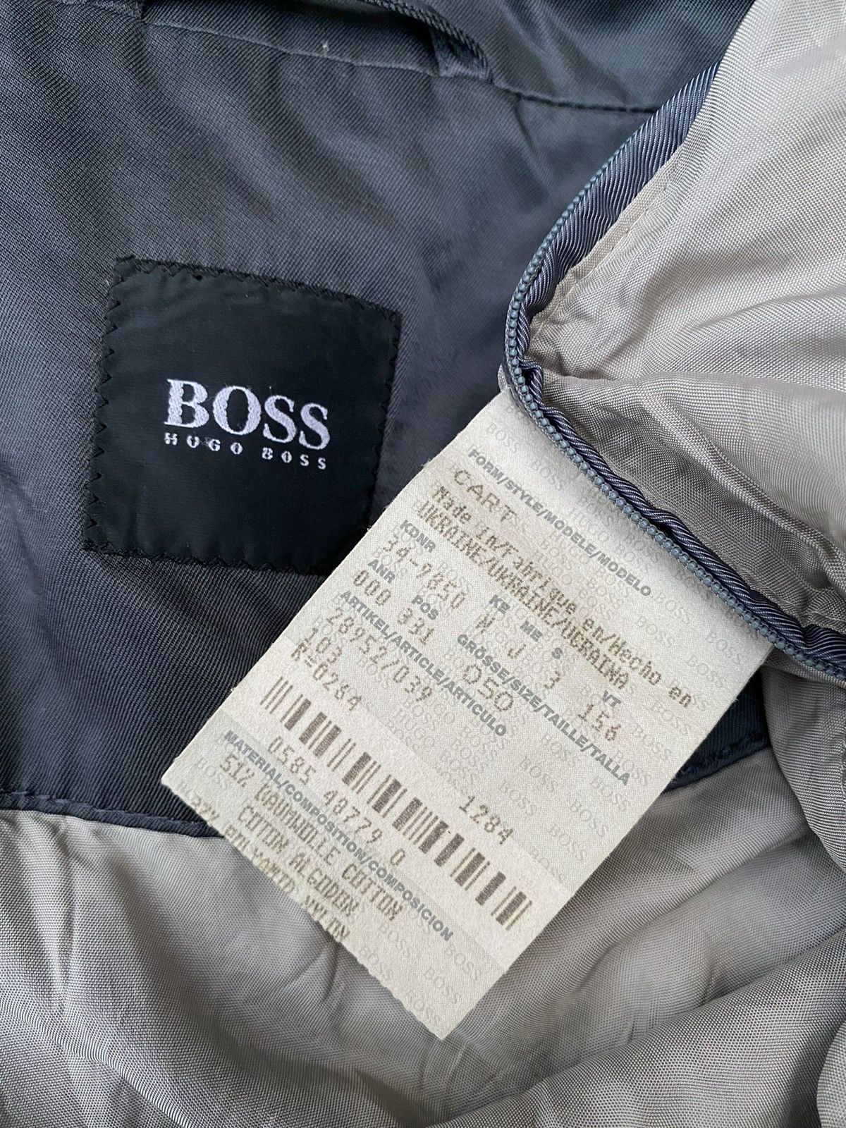 Hugo Boss VERY RARE VINTAGE JACKET HUGO BOSS HARRINGTON STYLE Size US L / EU 52-54 / 3 - 3 Thumbnail