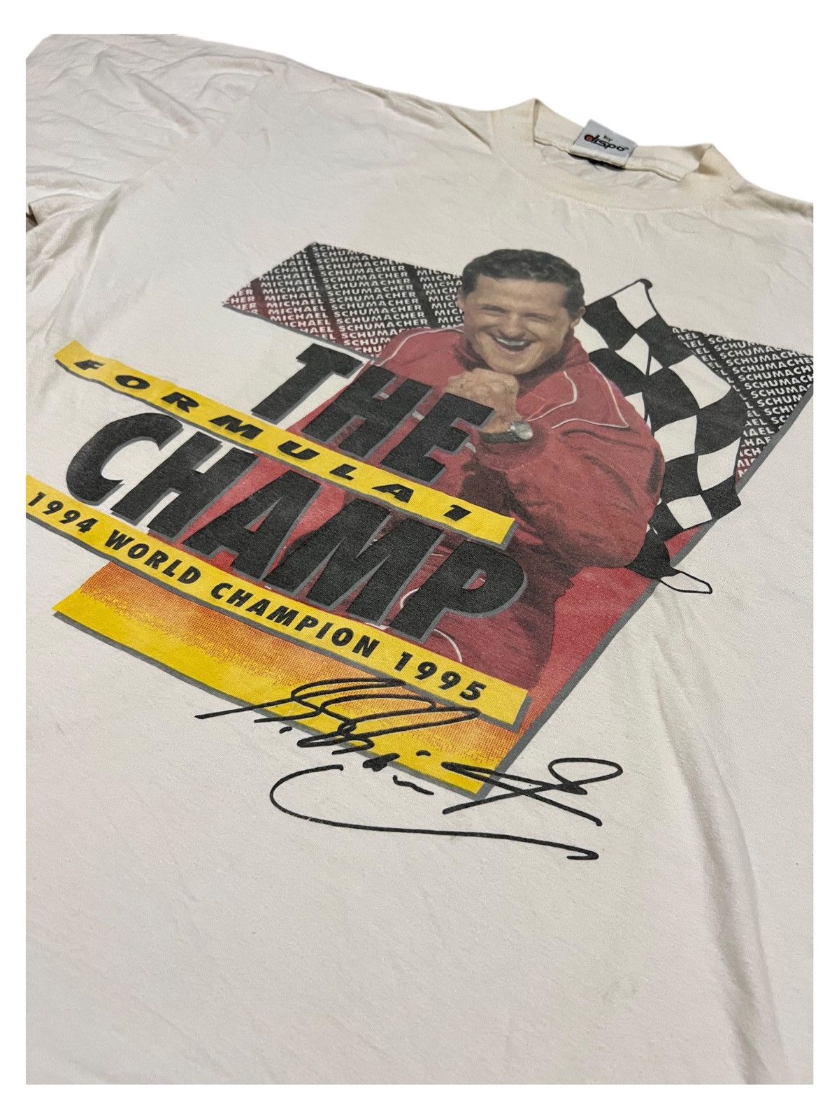 Ferrari VERY RARE VINTAGE T SHIRTS FORMULA 1 MICHAEL SCHUMACHER Size US XXL / EU 58 / 5 - 3 Thumbnail