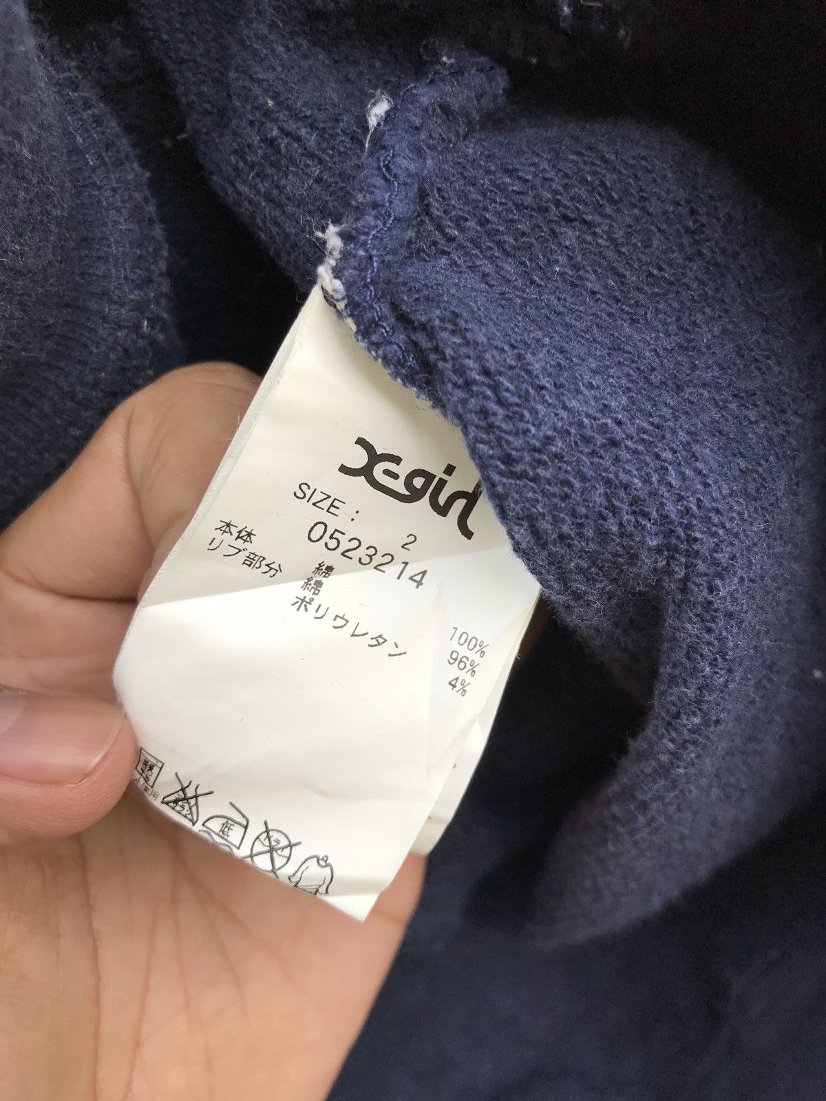 Designer × Japanese Brand X-GIRL Zipper Hoodie Sweatshirt Size US S / EU 44-46 / 1 - 7 Thumbnail