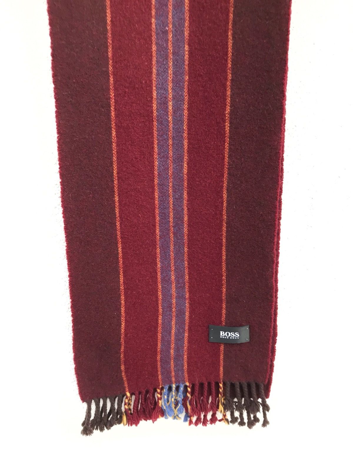 Hugo Boss Hugo Boss Red Stripes Mufflers Size ONE SIZE - 3 Thumbnail