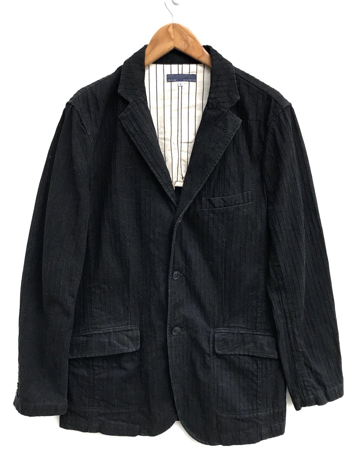 Chevignon × Japanese Brand Japanese Brand Chevignon Chore Jacket Denim Kapital Style Size US L / EU 52-54 / 3 - 1 Thumbnail