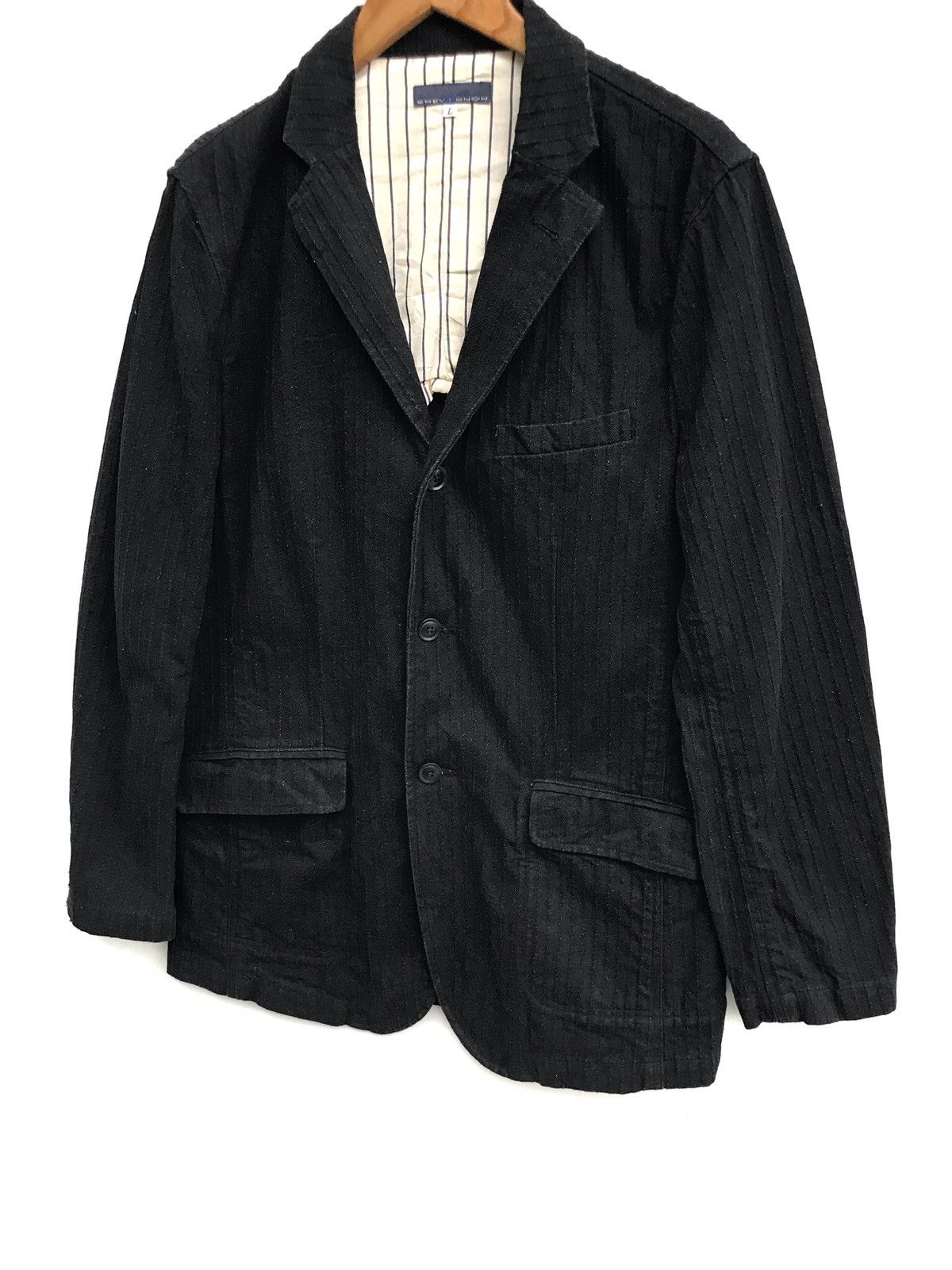 Chevignon × Japanese Brand Japanese Brand Chevignon Chore Jacket Denim Kapital Style Size US L / EU 52-54 / 3 - 5 Thumbnail