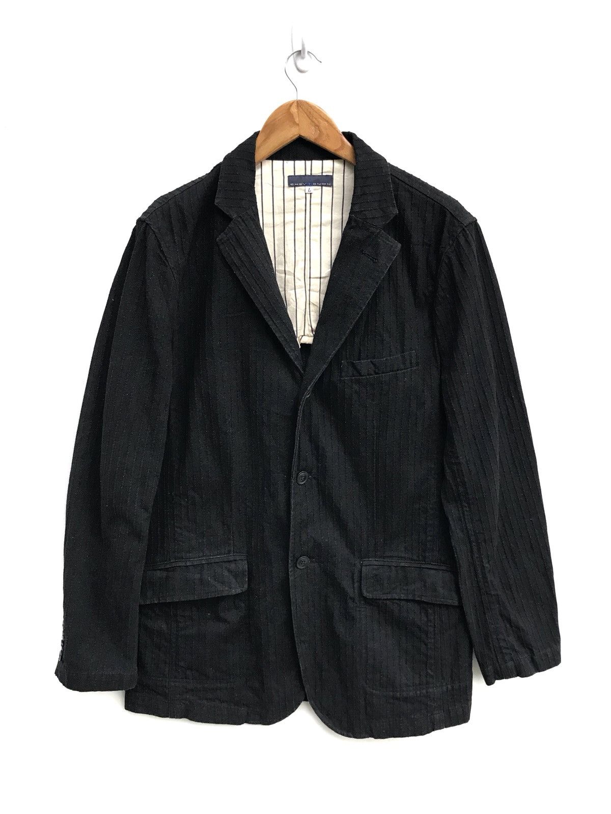Chevignon × Japanese Brand Japanese Brand Chevignon Chore Jacket Denim Kapital Style Size US L / EU 52-54 / 3 - 3 Thumbnail