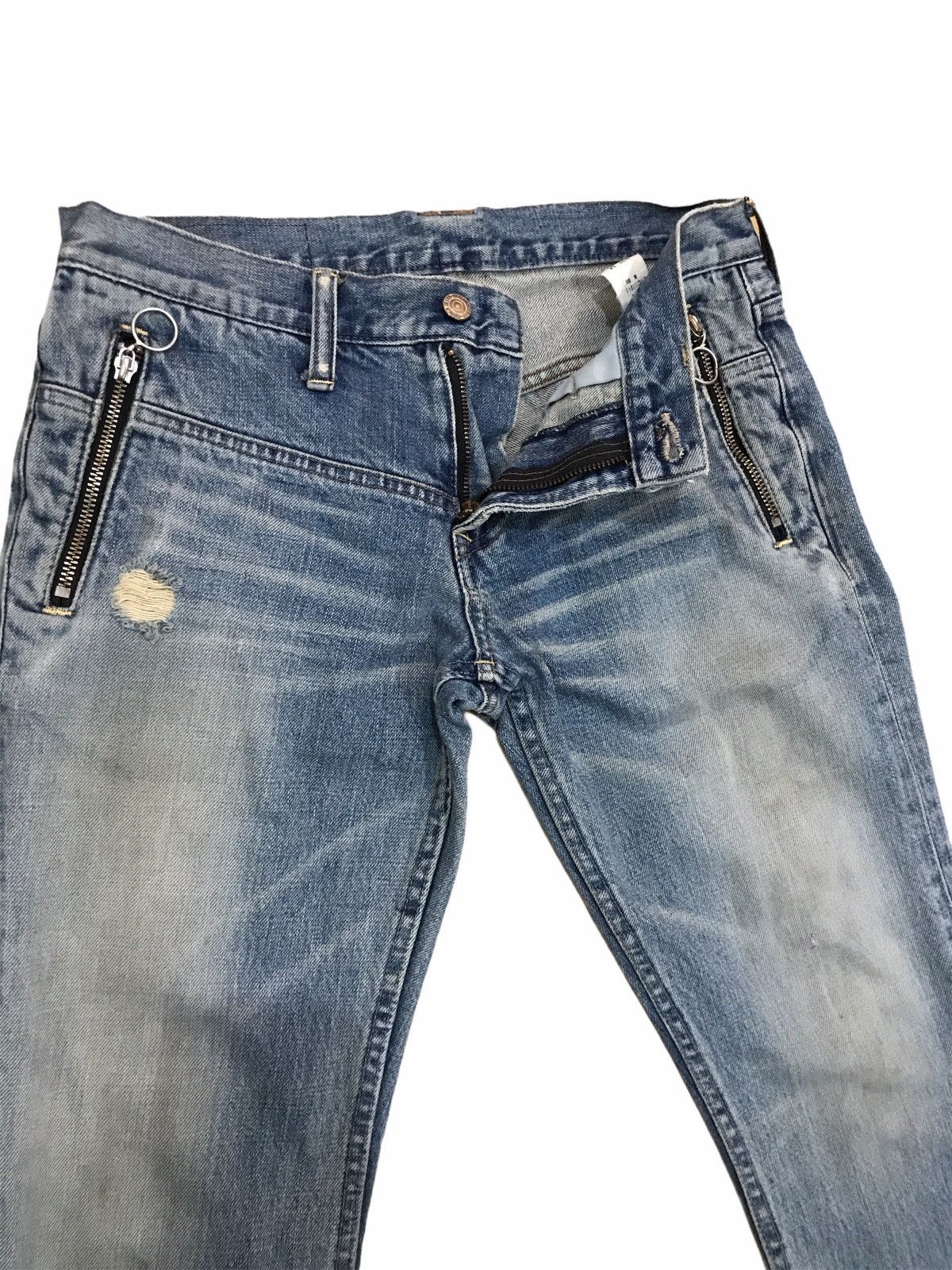Hysteric Glamour × Seditionaries Made In Japan RNA inc. Zipper Bondage Undercover Style Size US 29 - 5 Thumbnail