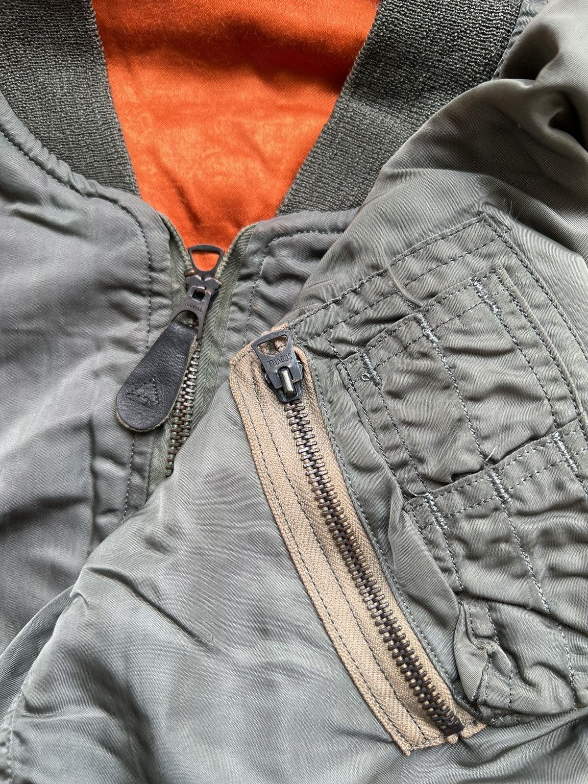 Alpha Industries VERY RARE VINTAGE JACKET FLIGHT BOMBER L2B ALPHA INDUSTRIES Size US XL / EU 56 / 4 - 4 Thumbnail