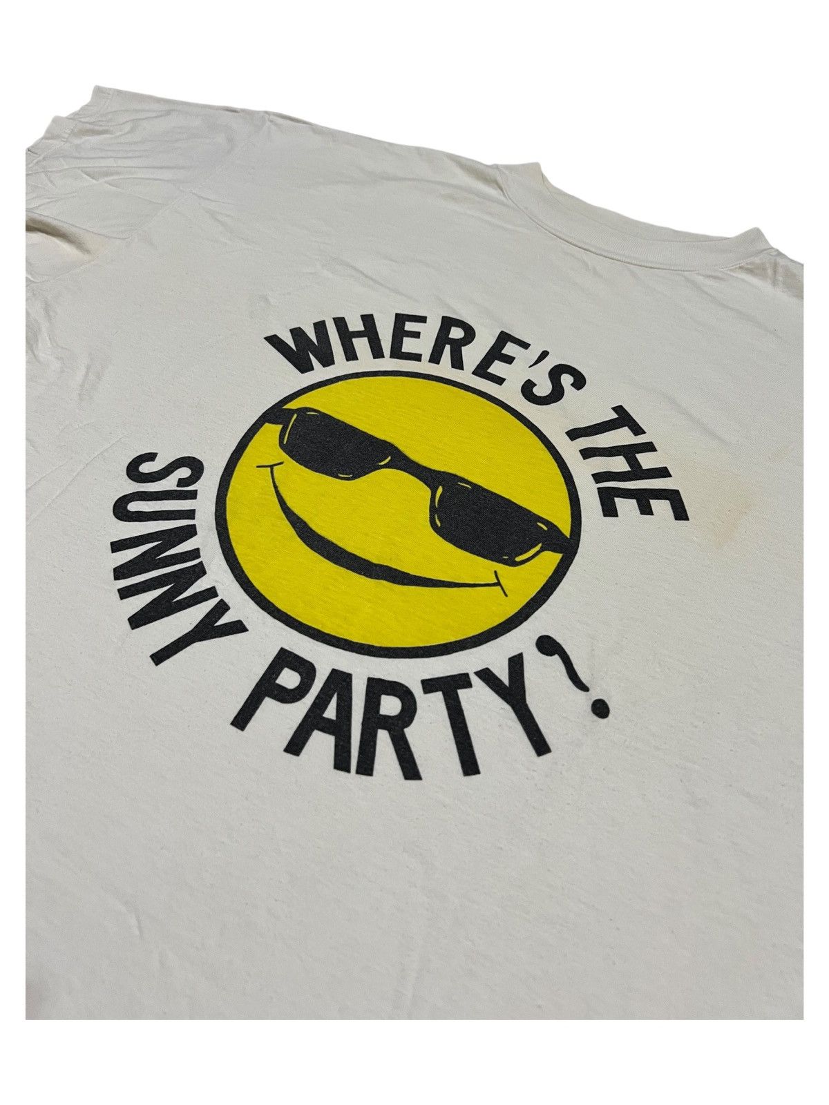 VERY RARE VINTAGE T SHIRTS SMILEY SUNNY PARTY