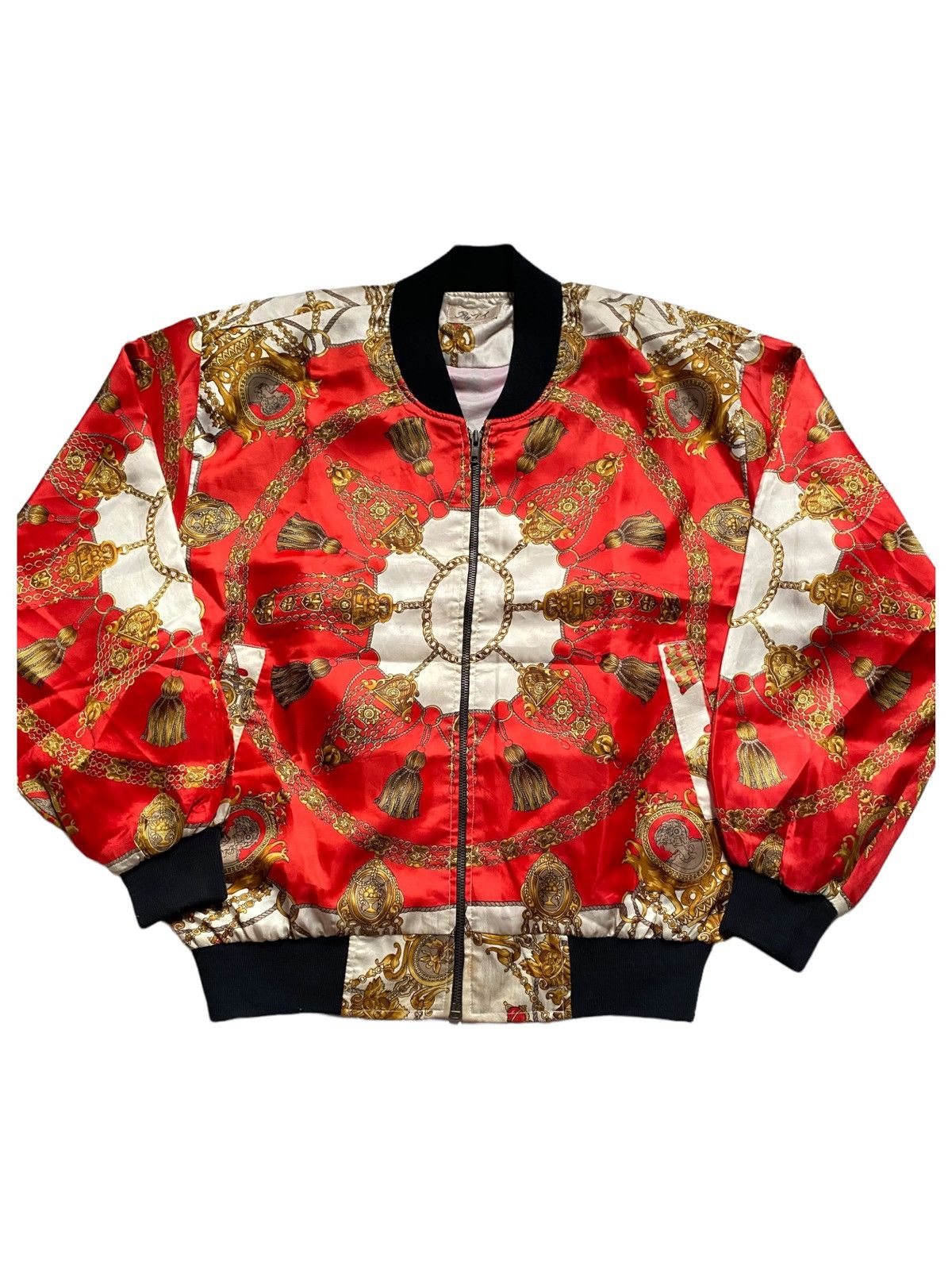 Vintage VERY RARE VINTAGE JACKET SILK BAROQUE Size US XL / EU 56 / 4 - 1 Thumbnail