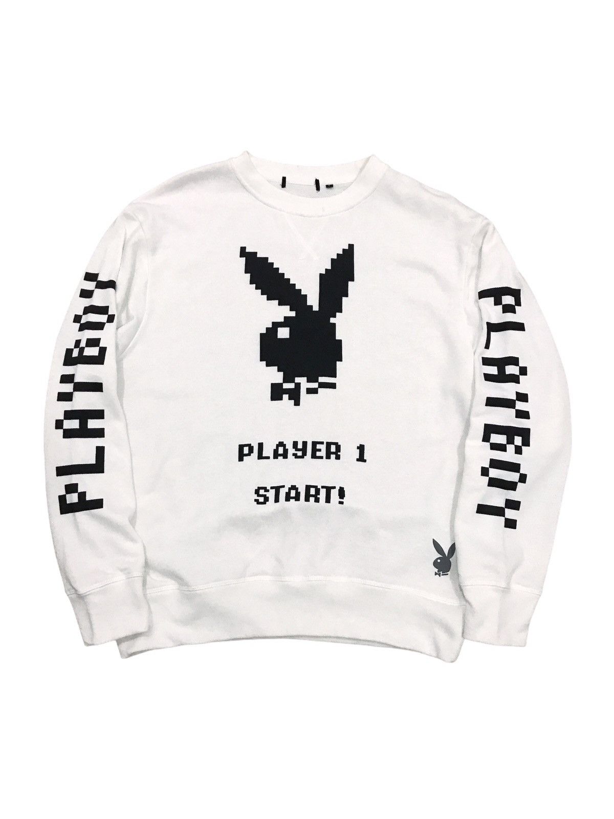 Playboy Vintage Playboy Bunny Player Start! Big Logo Sweatshirt Size US M / EU 48-50 / 2 - 1 Thumbnail