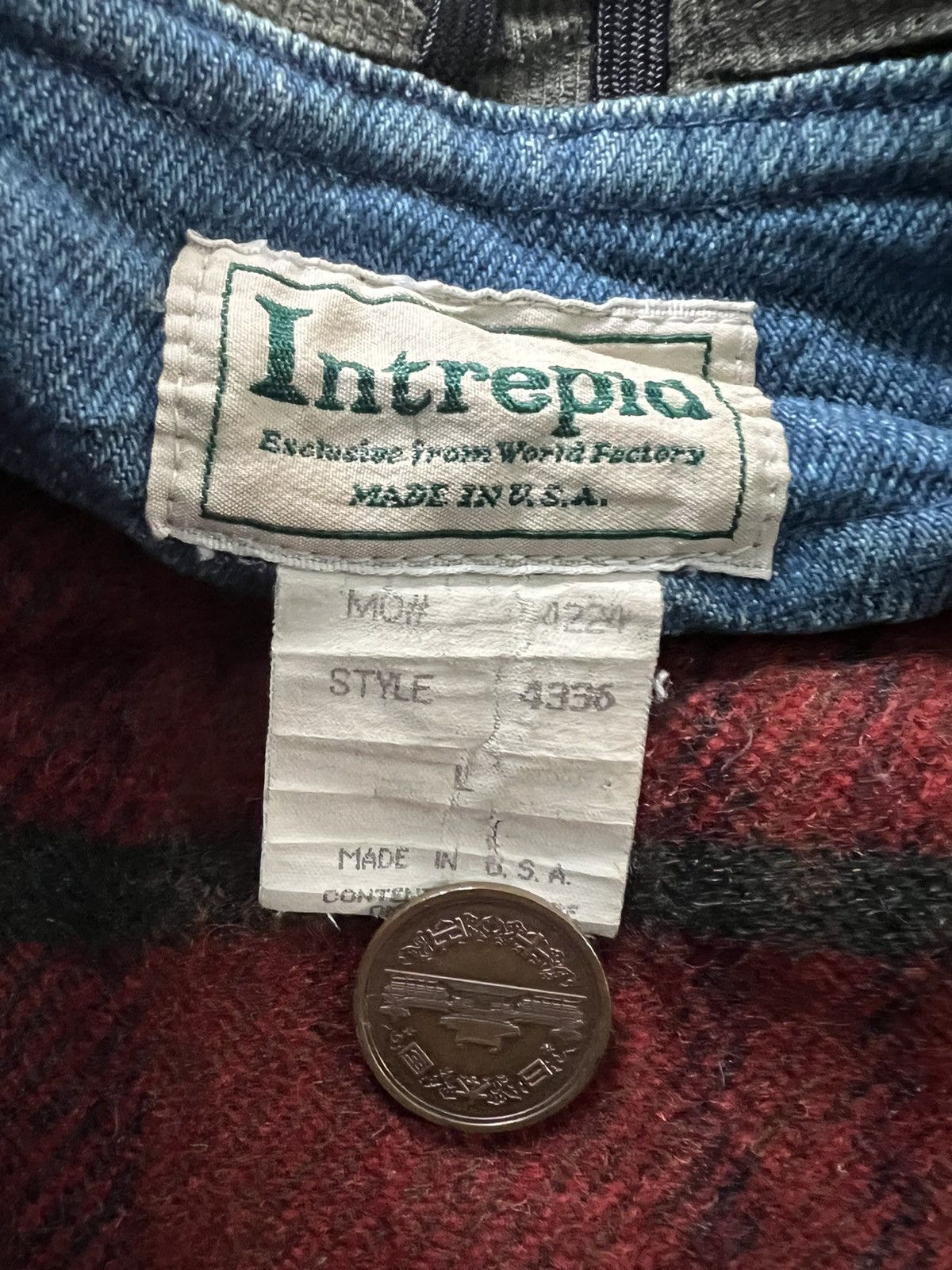 L.L. Bean VERY RARE VINTAGE JACKET DENIM INTREPID WORK CHORE JACKET Size US L / EU 52-54 / 3 - 4 Thumbnail