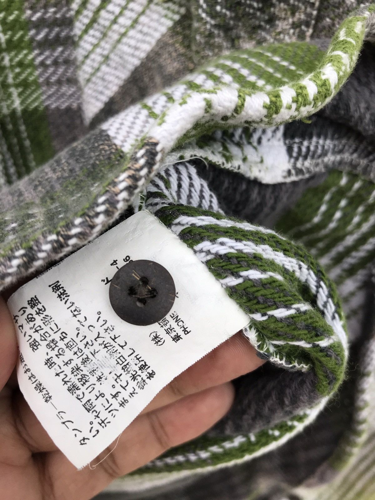 Flannel × Japanese Brand Japanese Brand Power To The People Hoodie Checkered Jacket Size US XS / EU 42 / 0 - 4 Thumbnail