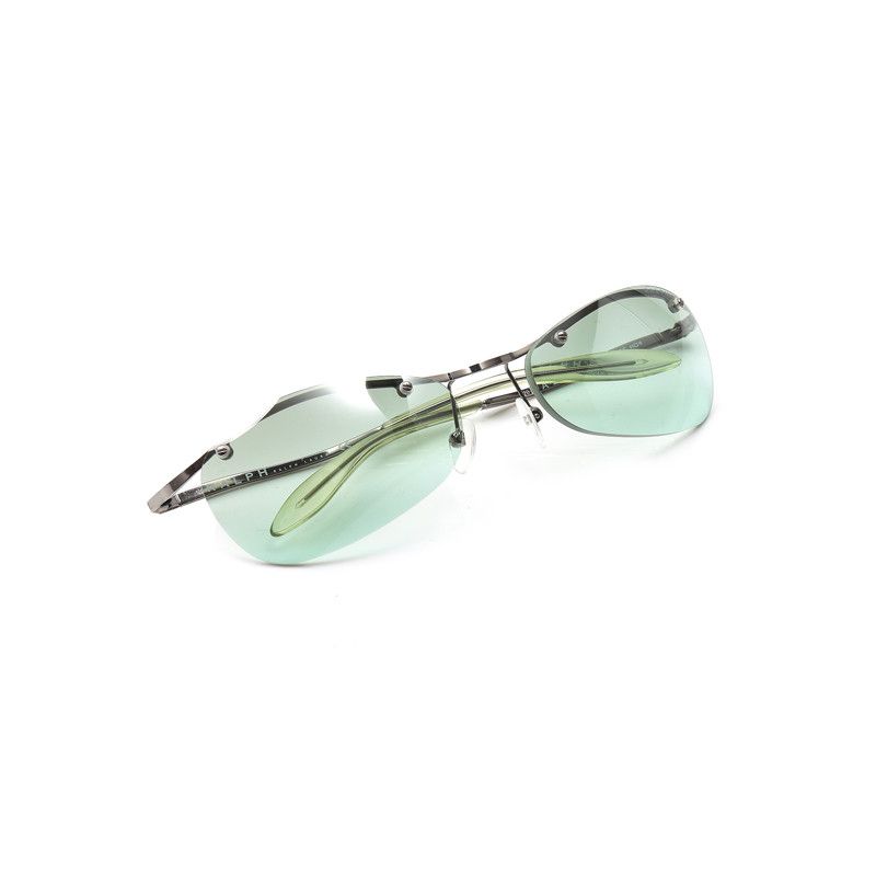 Ralph Lauren × Vintage Ralph Lauren 90's Silver Oval Sunglasses Size ONE SIZE - 3 Thumbnail