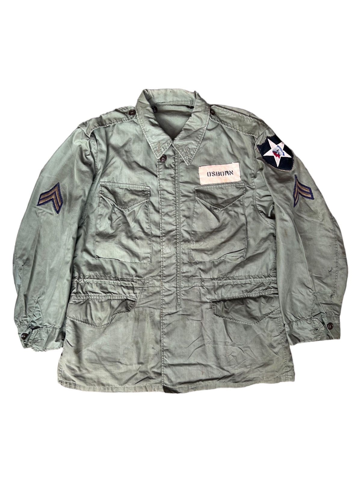 Vintage VERY RARE VINTAGE JACKET FIELD M51 ARCTIC SHELL NYLON KOREAN Size US M / EU 48-50 / 2 - 1 Thumbnail