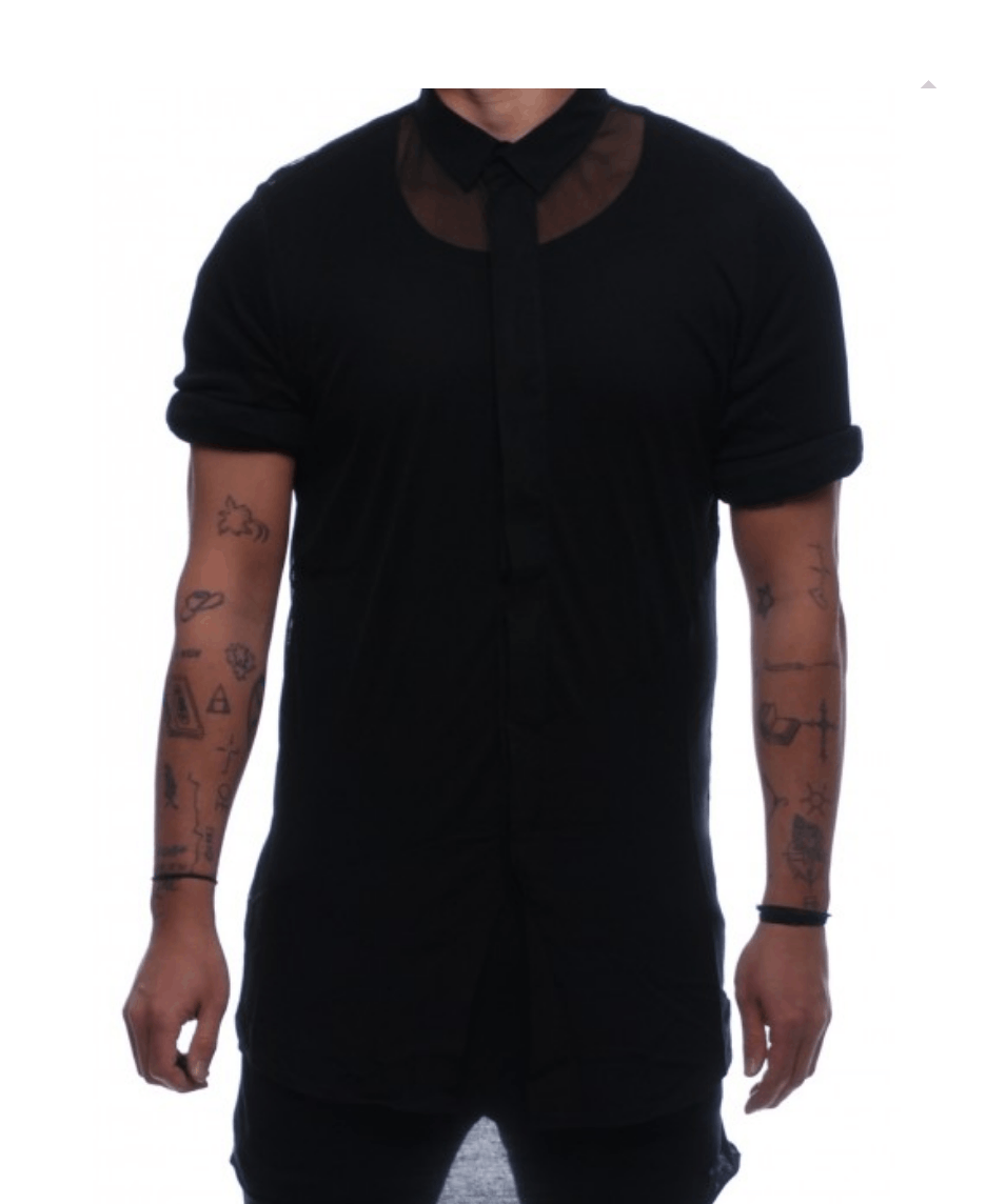 Army Of Me Army of Me Half Mesh Organza Shirt Black S 46 Size US S / EU 44-46 / 1 - 3 Thumbnail