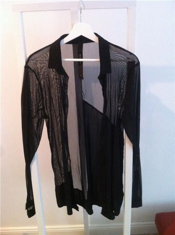 Army Of Me Army of Me Half Mesh Organza Shirt Black S 46 Size US S / EU 44-46 / 1 - 5 Thumbnail