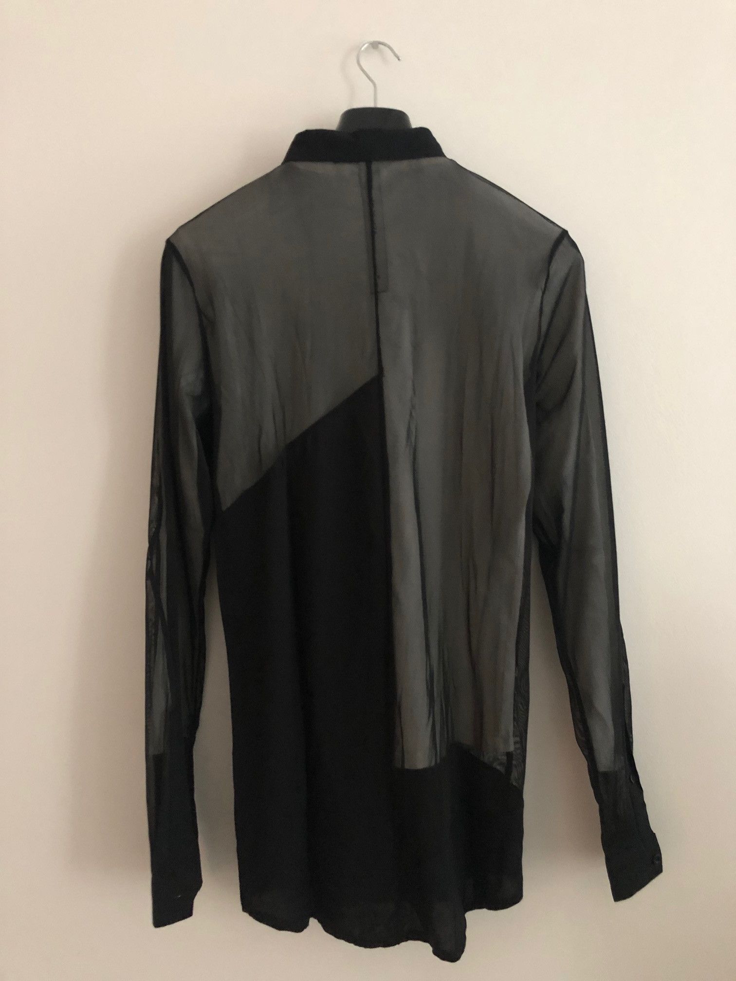 Army Of Me Army of Me Half Mesh Organza Shirt Black S 46 Size US S / EU 44-46 / 1 - 2 Thumbnail