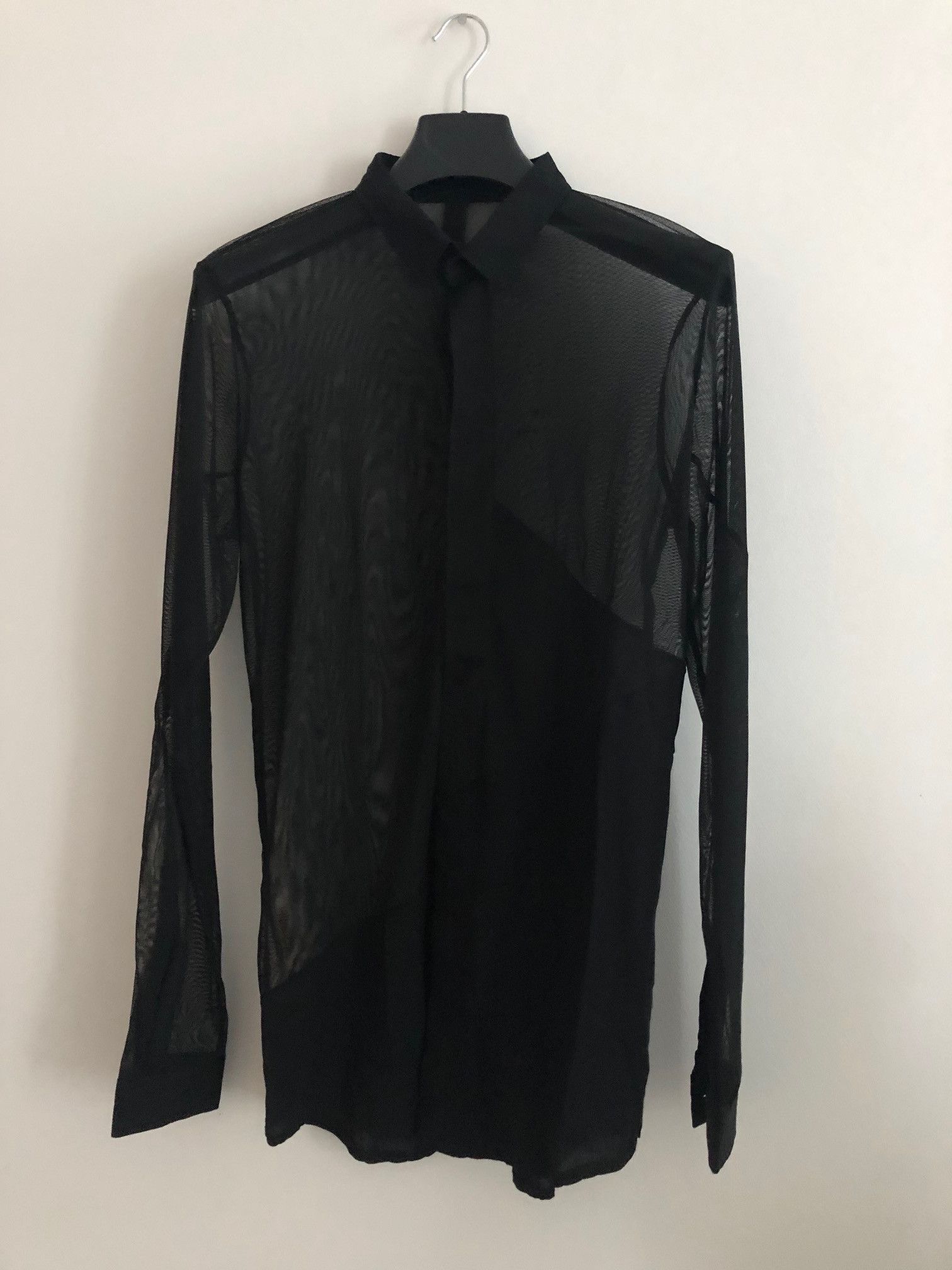 Army Of Me Army of Me Half Mesh Organza Shirt Black S 46 Size US S / EU 44-46 / 1 - 6 Thumbnail