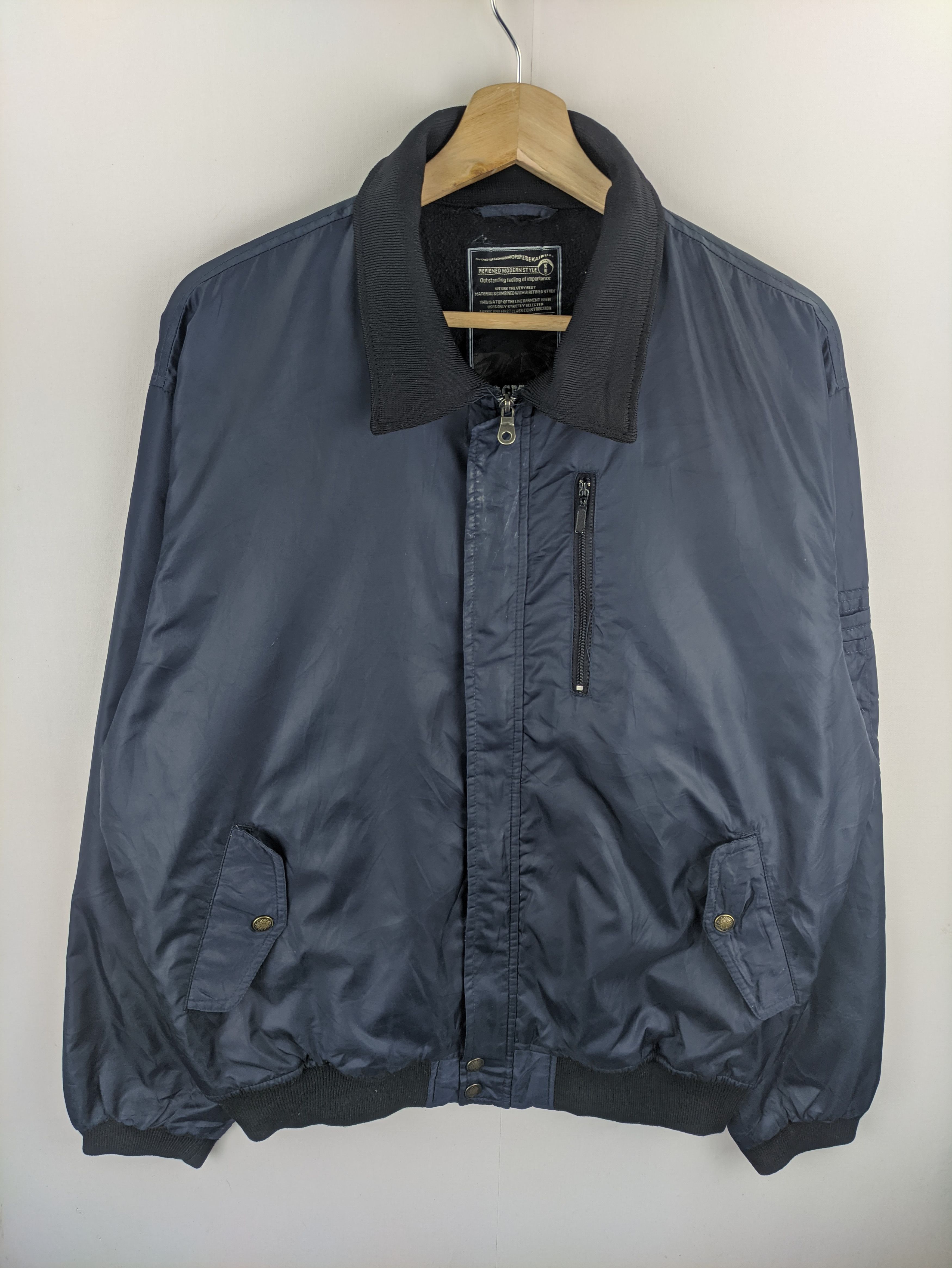 Japanese Brand Steals🔥Vintage Bomber Jacket by Dogman Size US L / EU 52-54 / 3 - 1 Thumbnail