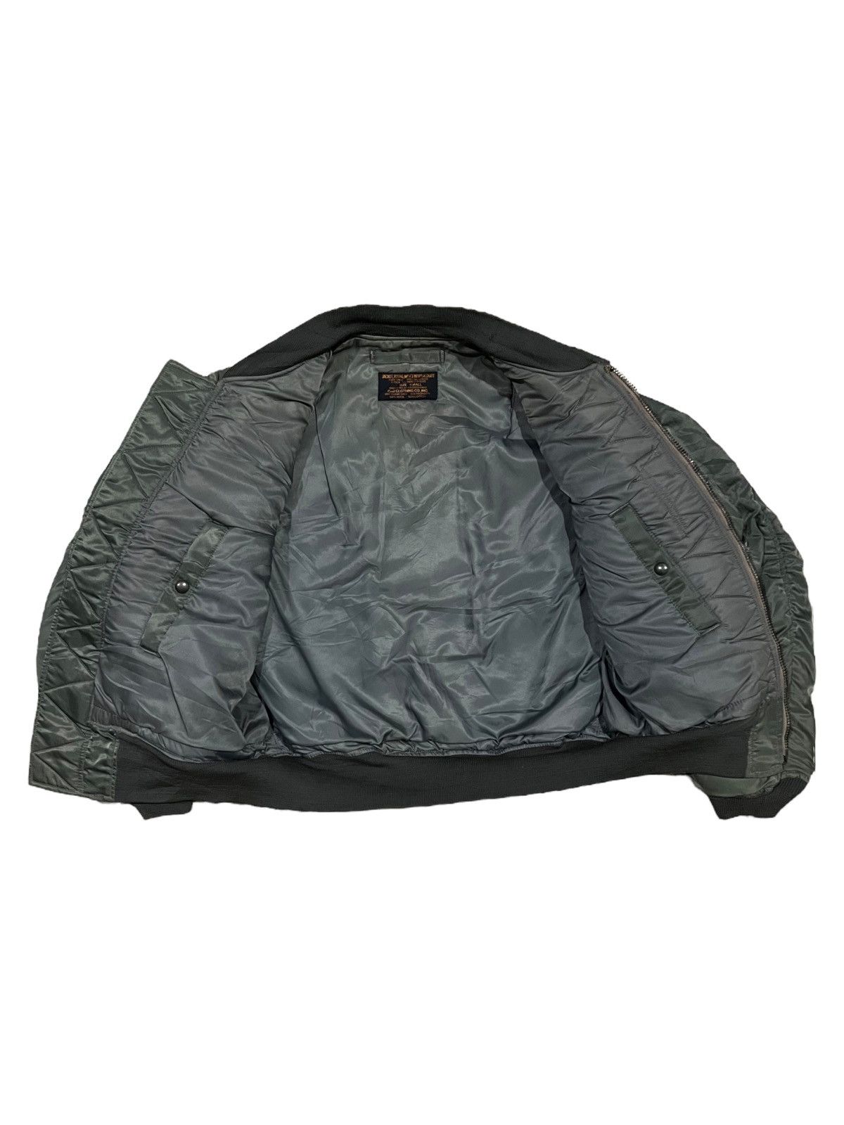 Alpha Industries VERY RARE VINTAGE JACKET FLIGHT BOMBER MA 1 HEAVY WEIGHT Size US S / EU 44-46 / 1 - 3 Thumbnail