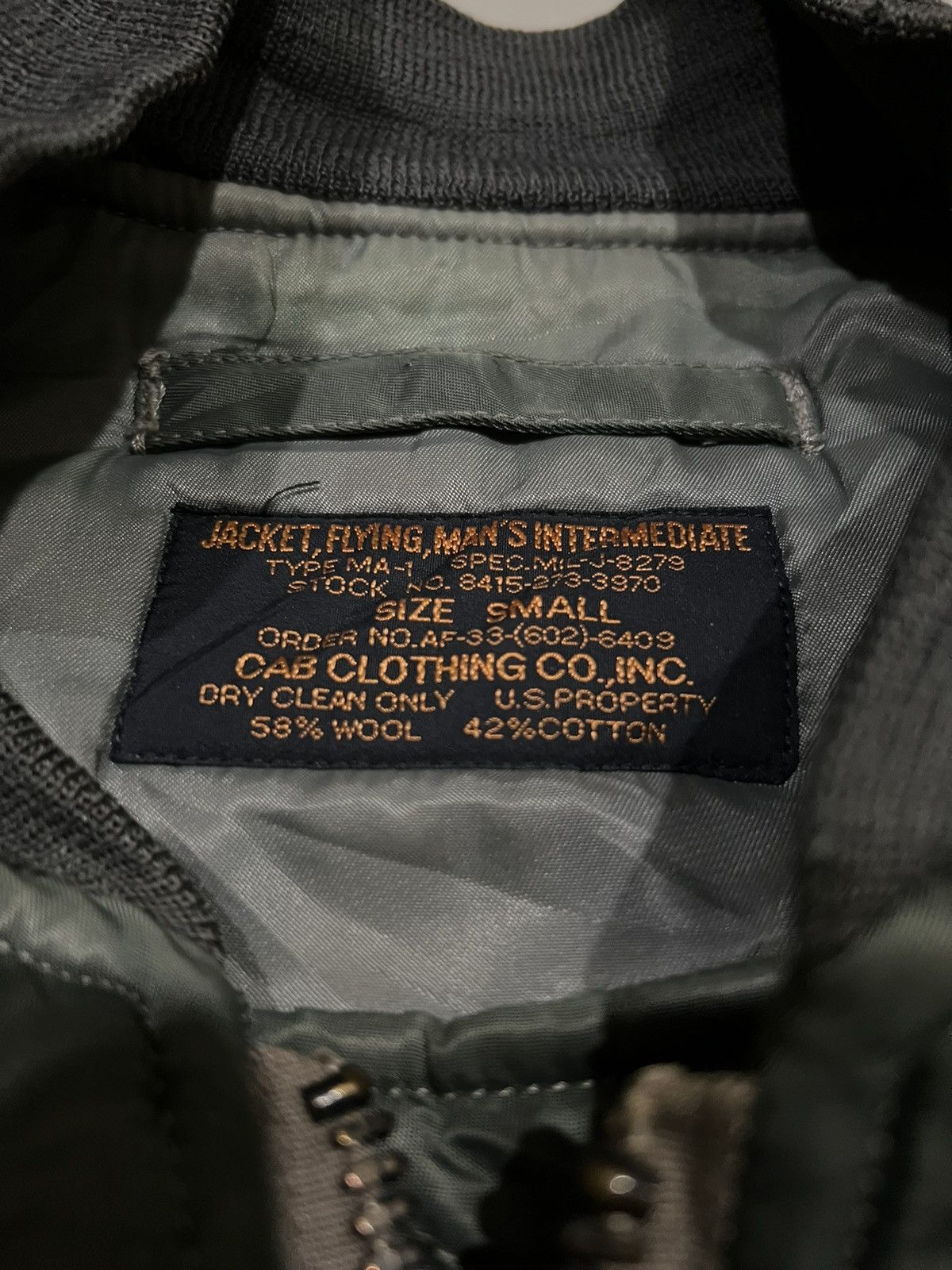 Alpha Industries VERY RARE VINTAGE JACKET FLIGHT BOMBER MA 1 HEAVY WEIGHT Size US S / EU 44-46 / 1 - 4 Thumbnail