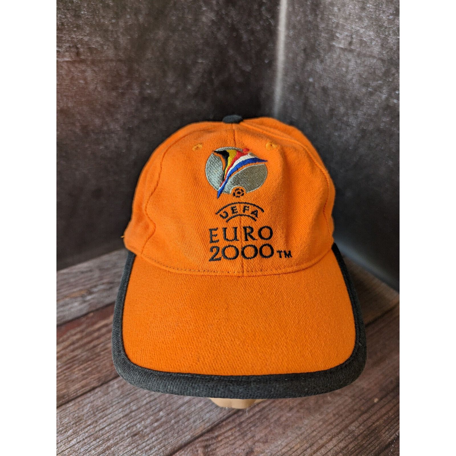 hat-uefa-euro-2000-holland-national-team-adjustable-cap-official-grailed