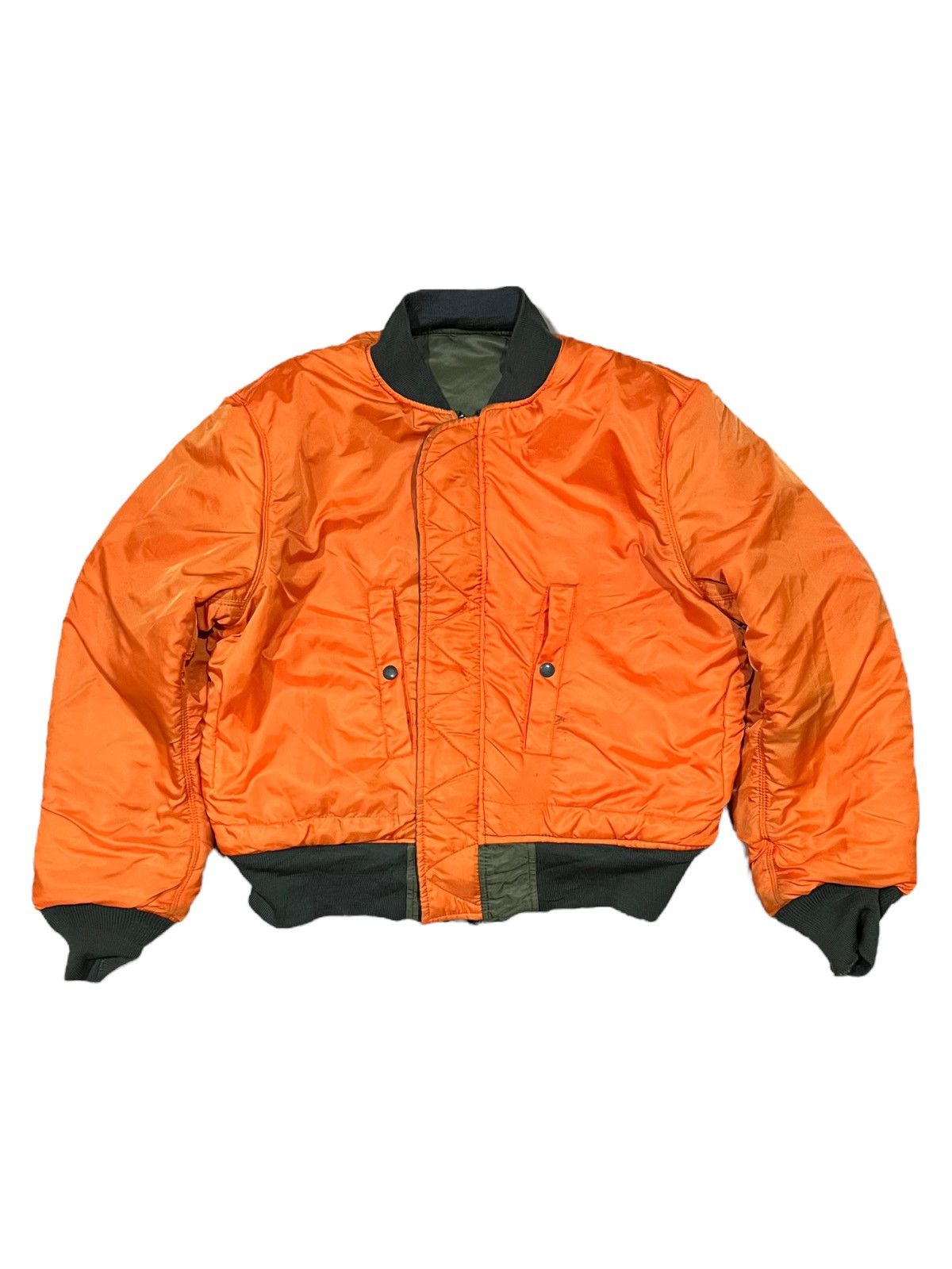 Alpha Industries VERY RARE VINTAGE JACKET FLIGHT BOMBER MA 1 TOP GUN Size US M / EU 48-50 / 2 - 3 Thumbnail