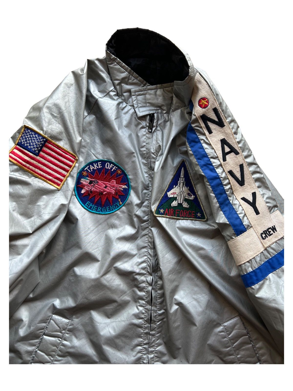 Vintage VERY RARE VINTAGE JACKET NASA US NAVY CREW EXPERIMENTAL TEST Size US M / EU 48-50 / 2 - 3 Thumbnail