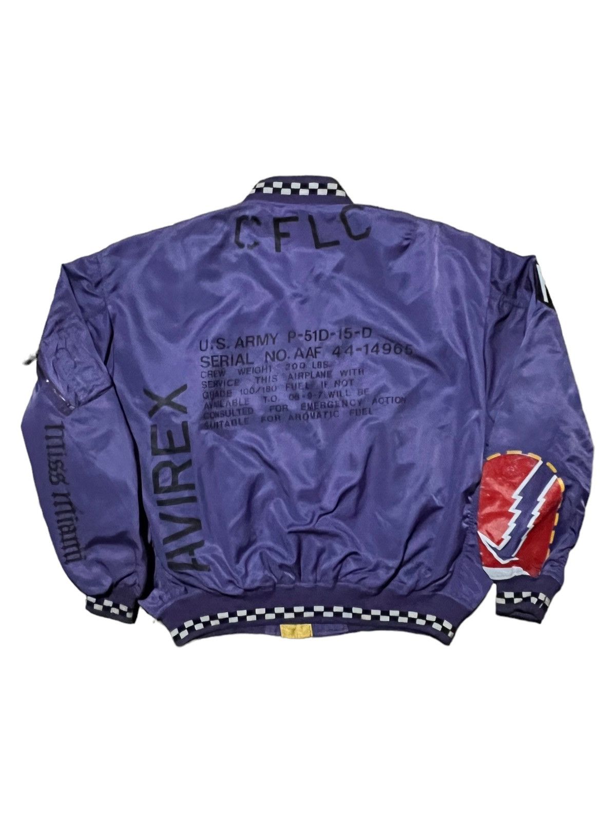 Alpha Industries VERY RARE VINTAGE JACKET FLIGHT BOMBER MA 1 AVIREX 1988 Size US XL / EU 56 / 4 - 2 Thumbnail