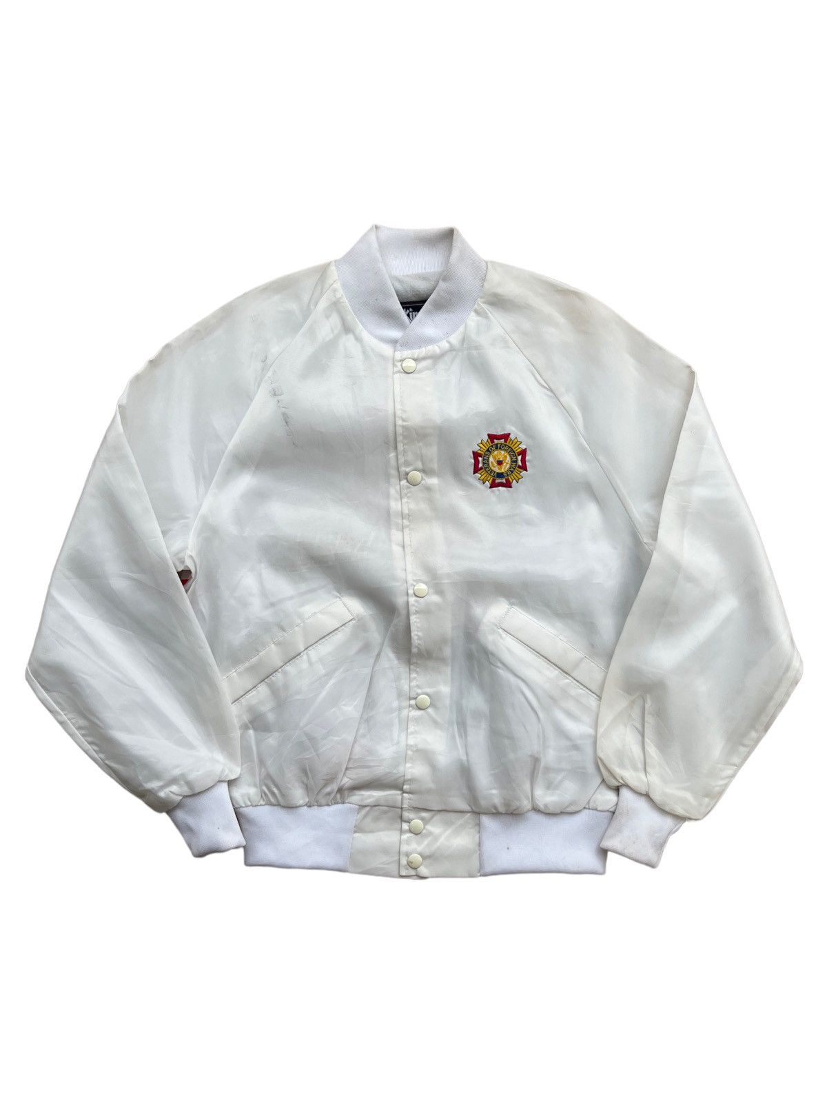 Vintage VERY RARE VINTAGE JACKET VARSITY VFW VETERANS FOREIGN WARS Size US S / EU 44-46 / 1 - 2 Thumbnail