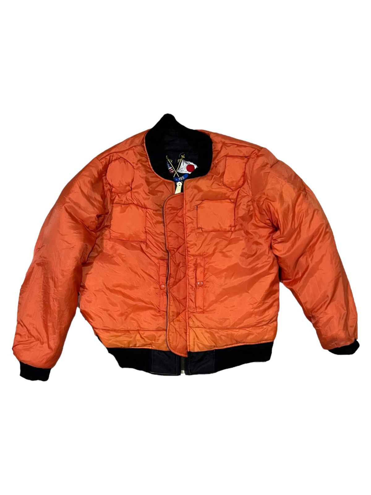 Alpha Industries VERY RARE VINTAGE JACKET FLIGHT BOMBER MA 1 FULL PATCHES Size US S / EU 44-46 / 1 - 3 Thumbnail