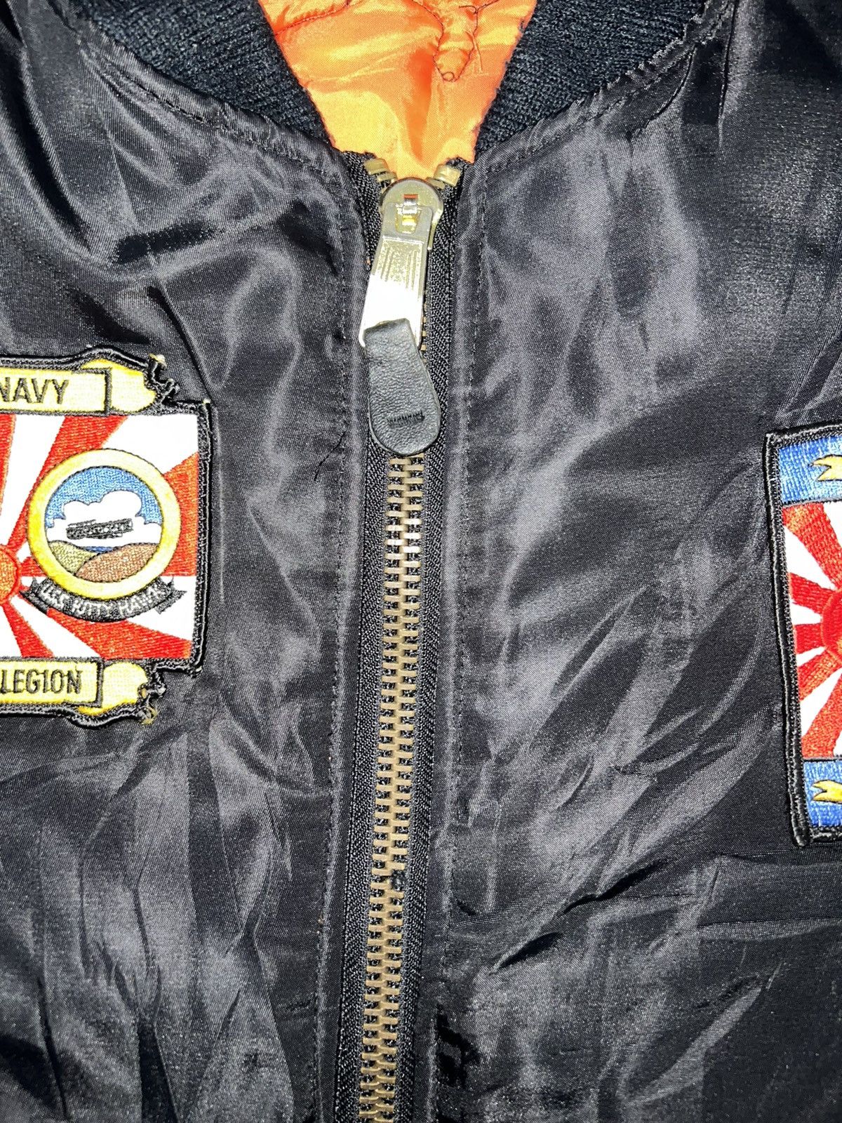 Alpha Industries VERY RARE VINTAGE JACKET FLIGHT BOMBER MA 1 FULL PATCHES Size US S / EU 44-46 / 1 - 7 Thumbnail