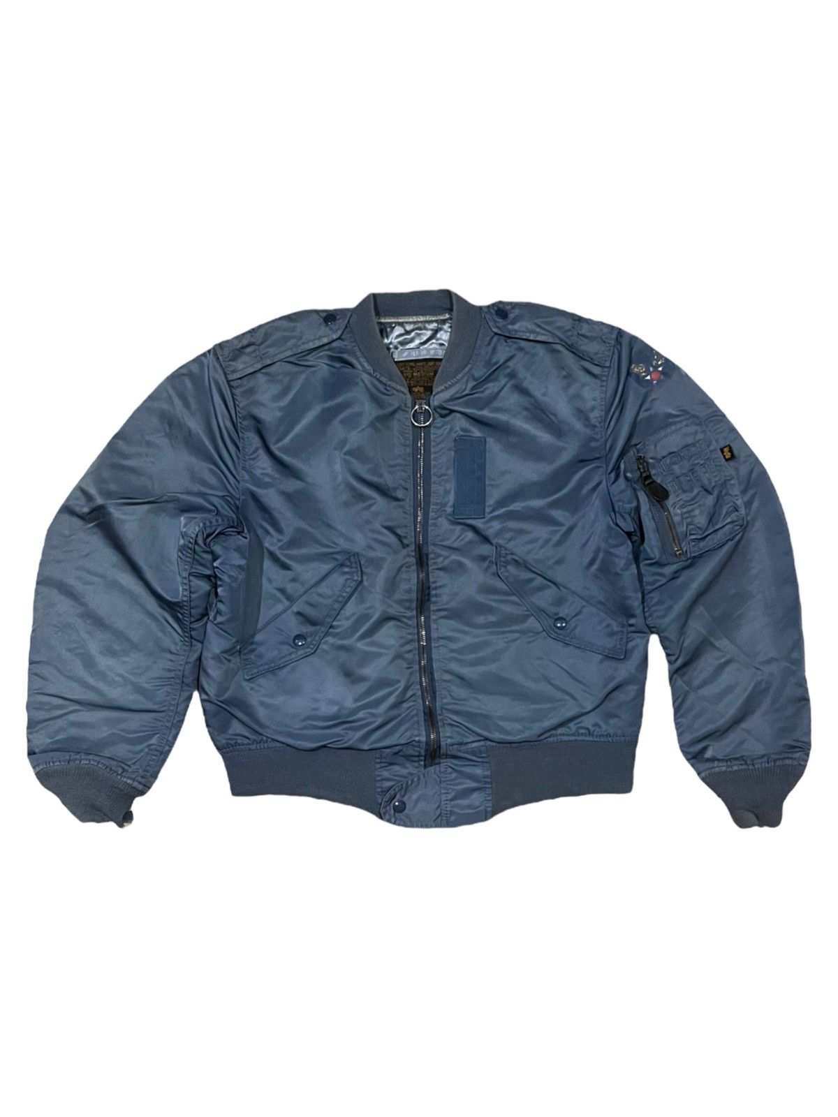 Vintage AVIREX USA Big Logo MA-1 Military Flight Bomber Jacket