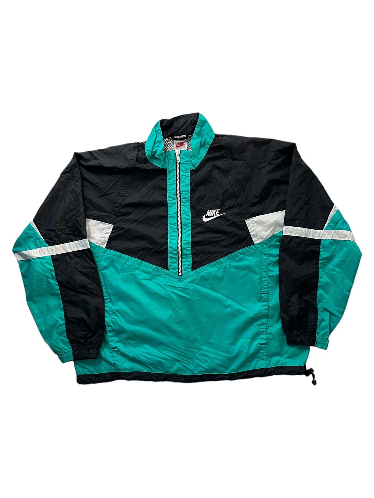 Nike VERY RARE VINTAGE JACKET NIKE SPELL OUT WINDBREAKER NYLON Size US XL / EU 56 / 4 - 2 Thumbnail