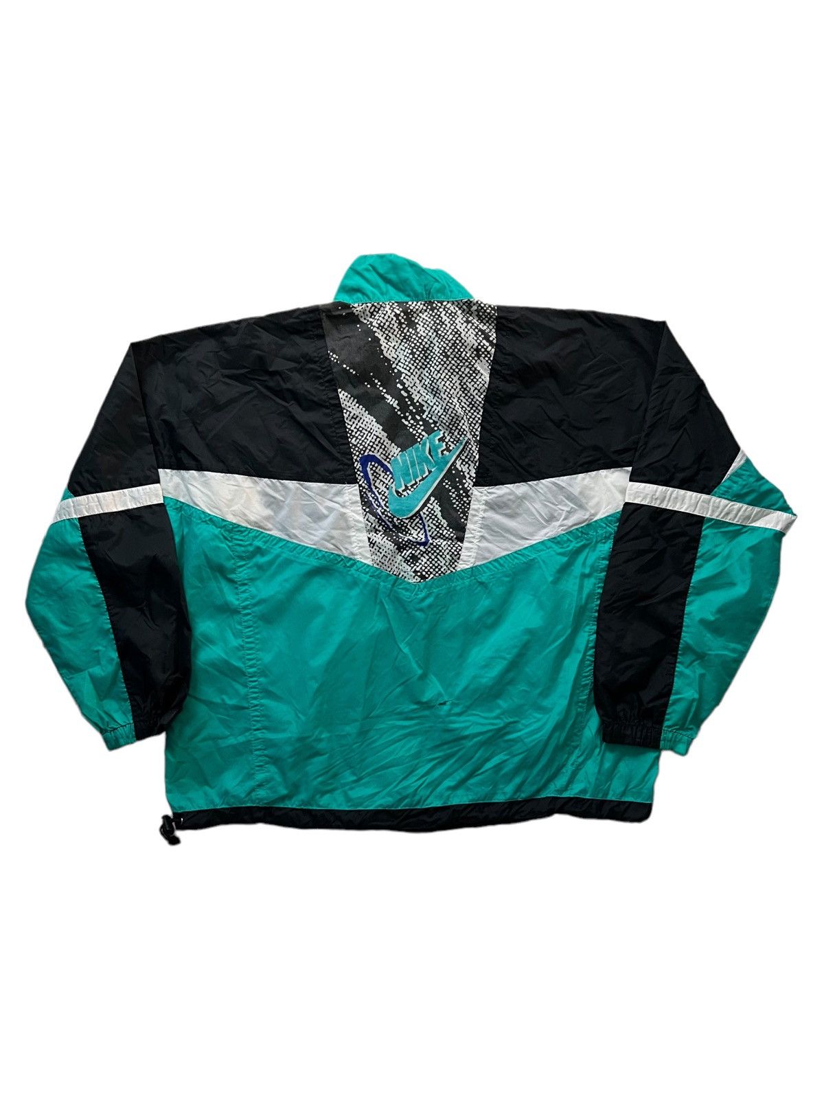 Nike VERY RARE VINTAGE JACKET NIKE SPELL OUT WINDBREAKER NYLON Size US XL / EU 56 / 4 - 1 Thumbnail