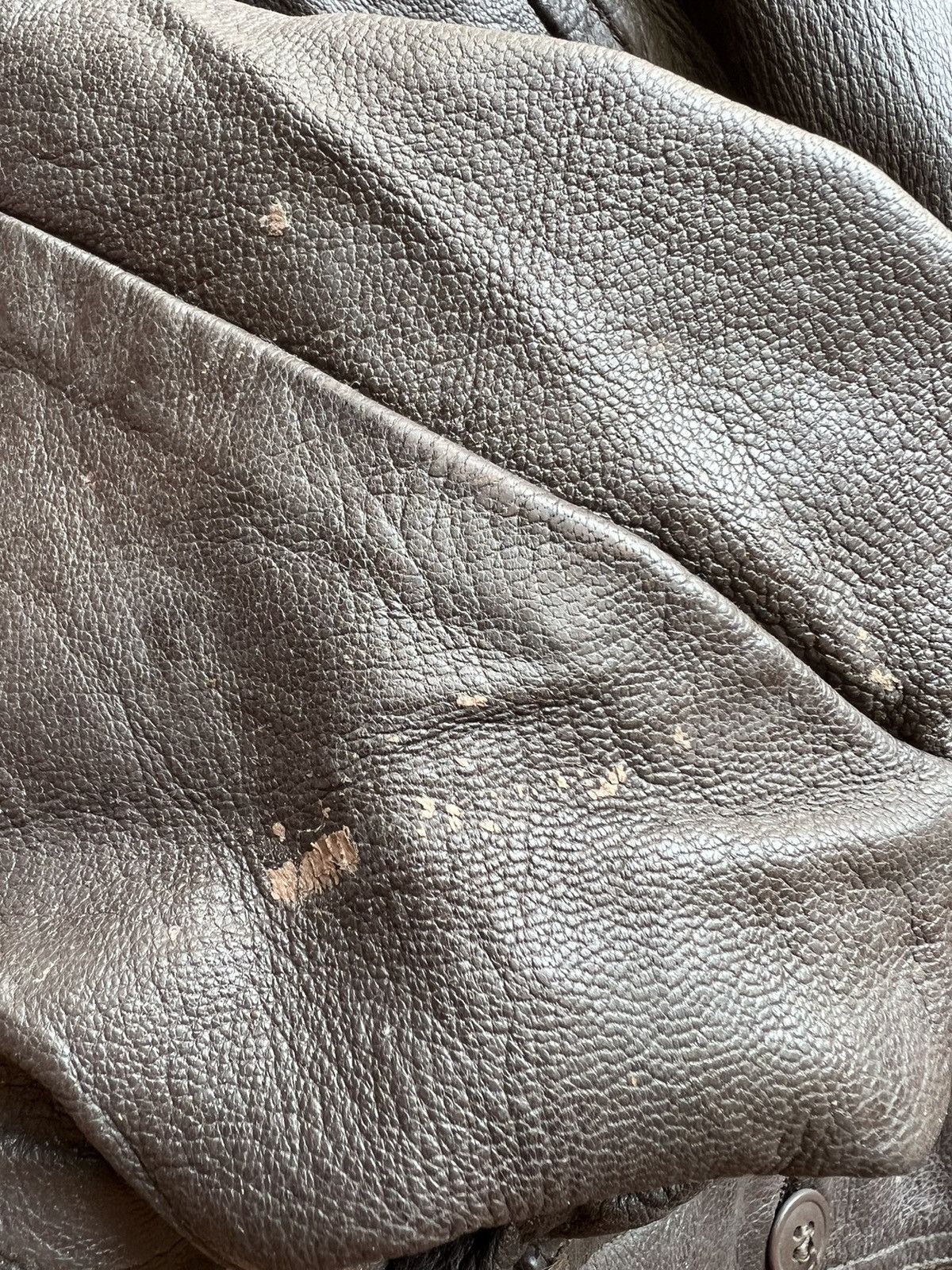 Vintage VERY RARE VINTAGE LEATHER JACKET G1 VIETNAM WAR USN Size US L / EU 52-54 / 3 - 9 Thumbnail