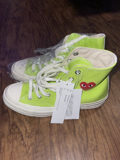 Converse on sale cdg green