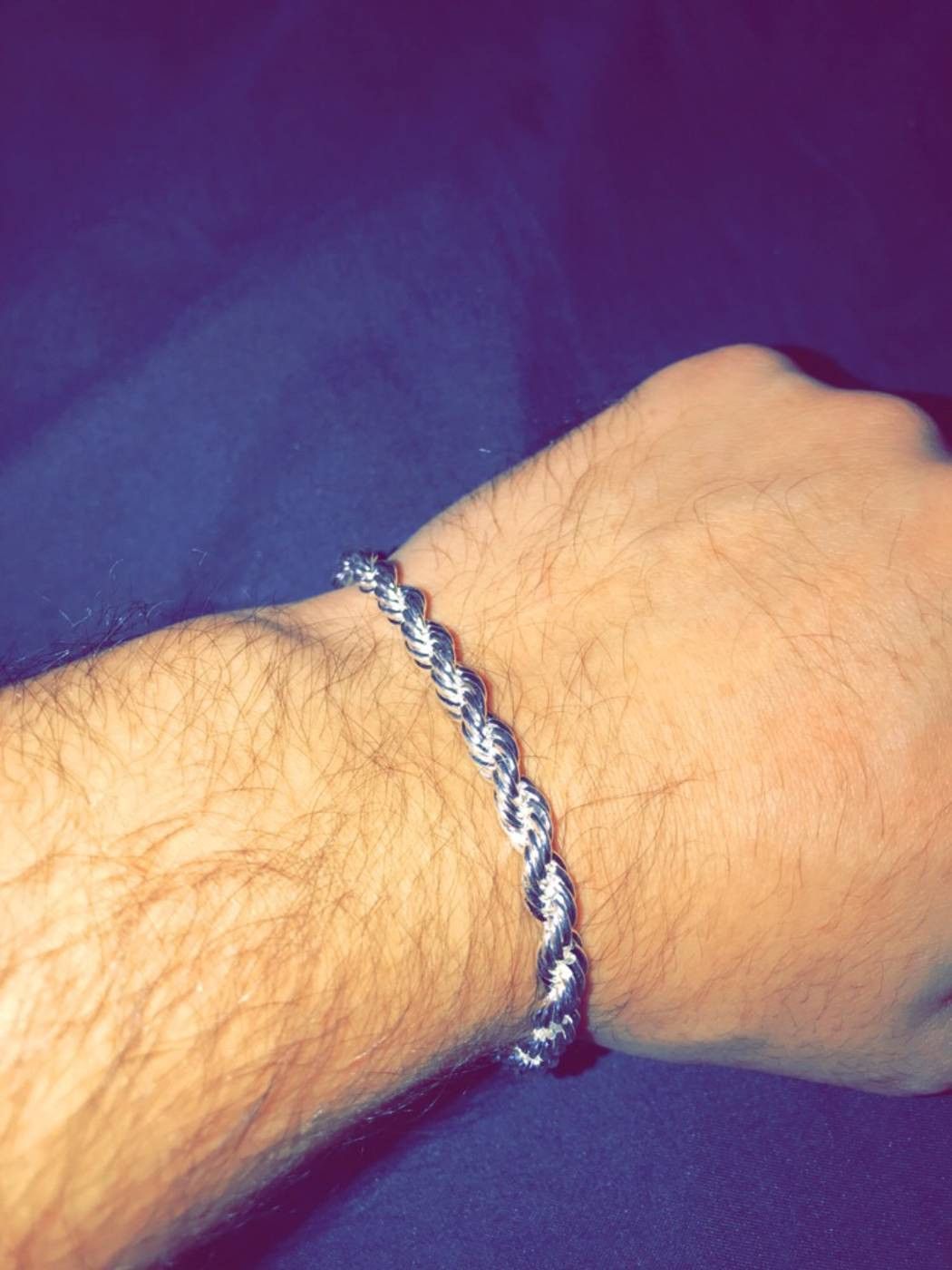 Other Silver Rope Bracelet (PVD) Size ONE SIZE - 1 Preview