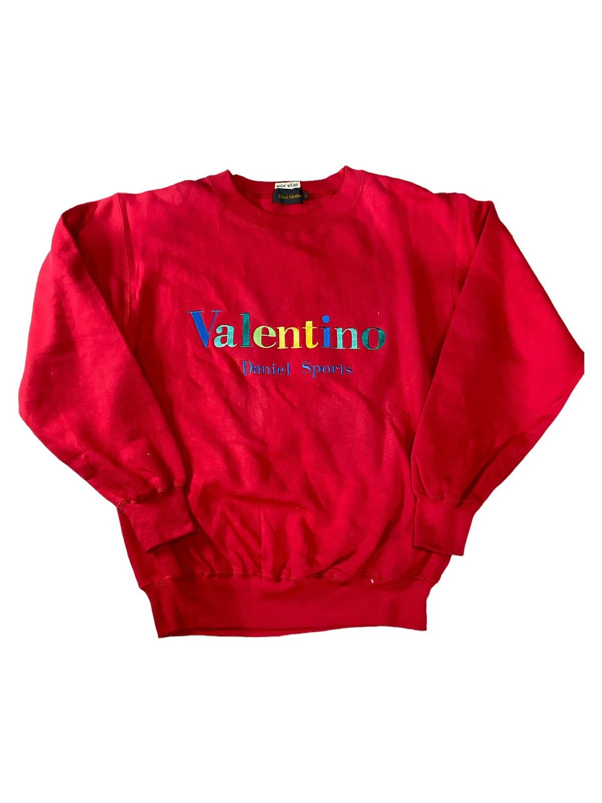 Valentino VERY RARE VINTAGE SWEATSHIRTS DANIEL VALENTINO RAINBOW SPELL Size US L / EU 52-54 / 3 - 1 Thumbnail